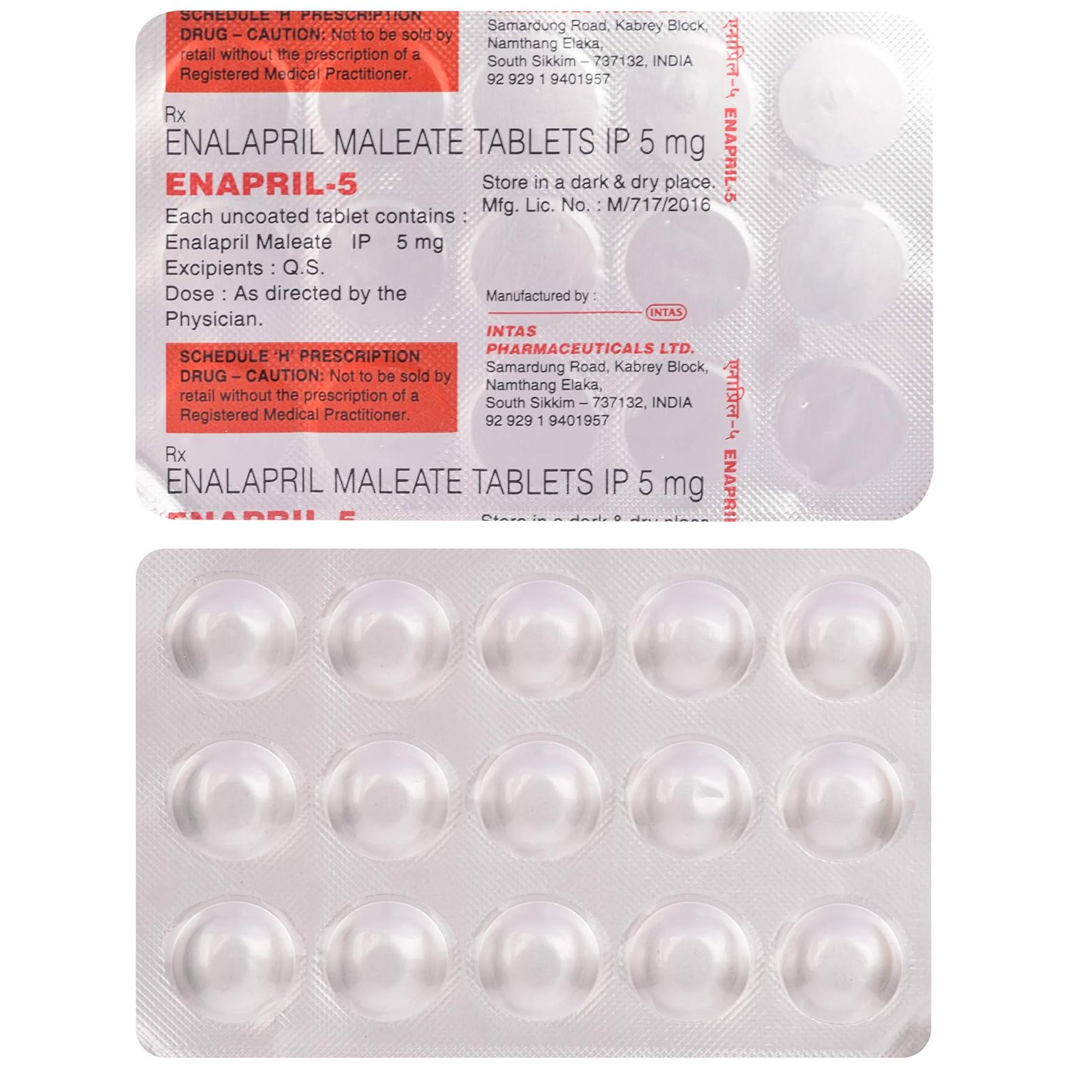 Enapril 5 Tablet