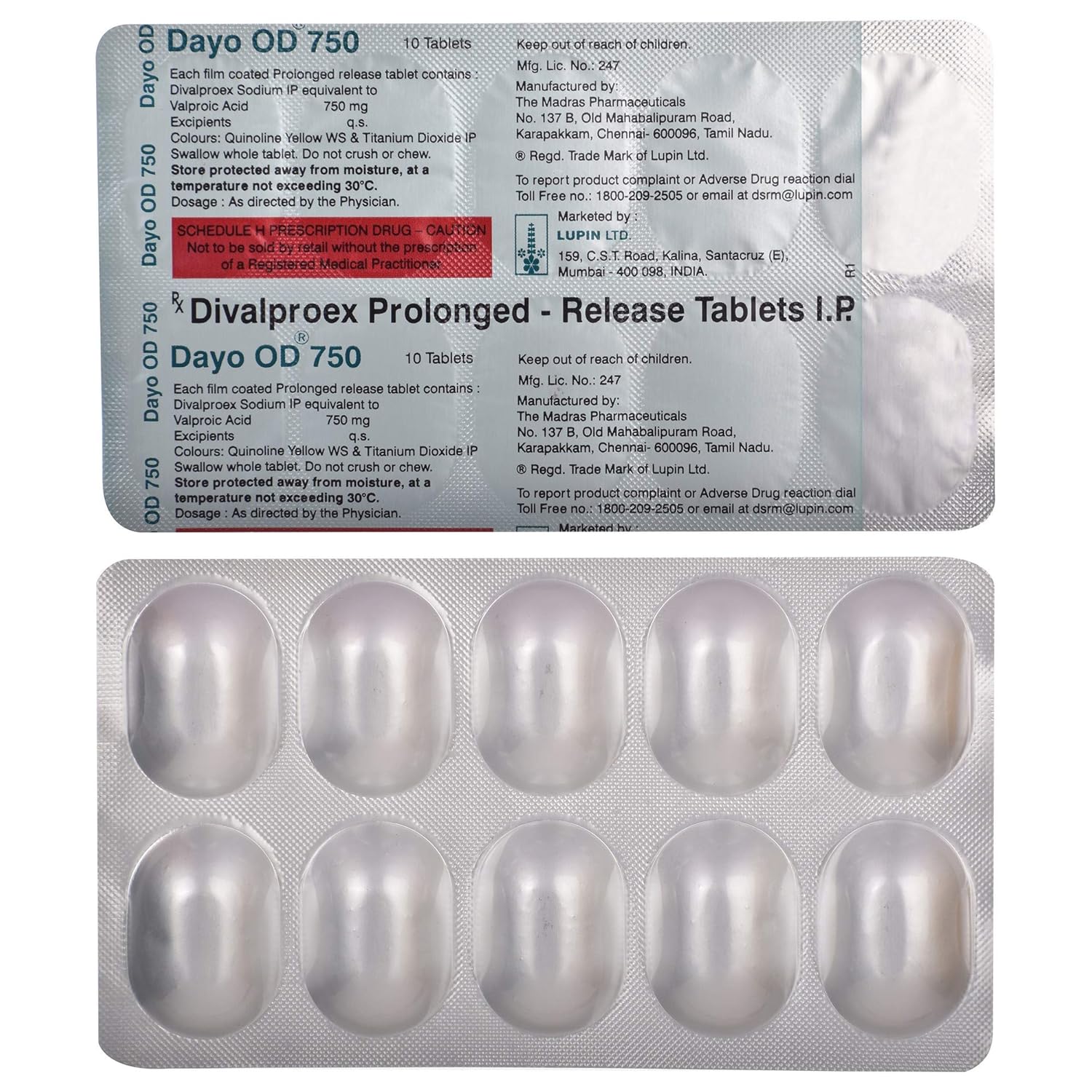 Dayo OD 750 Tablet PR