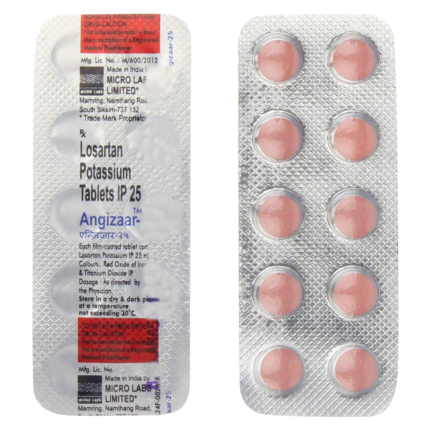 Angizaar 25 Tablet