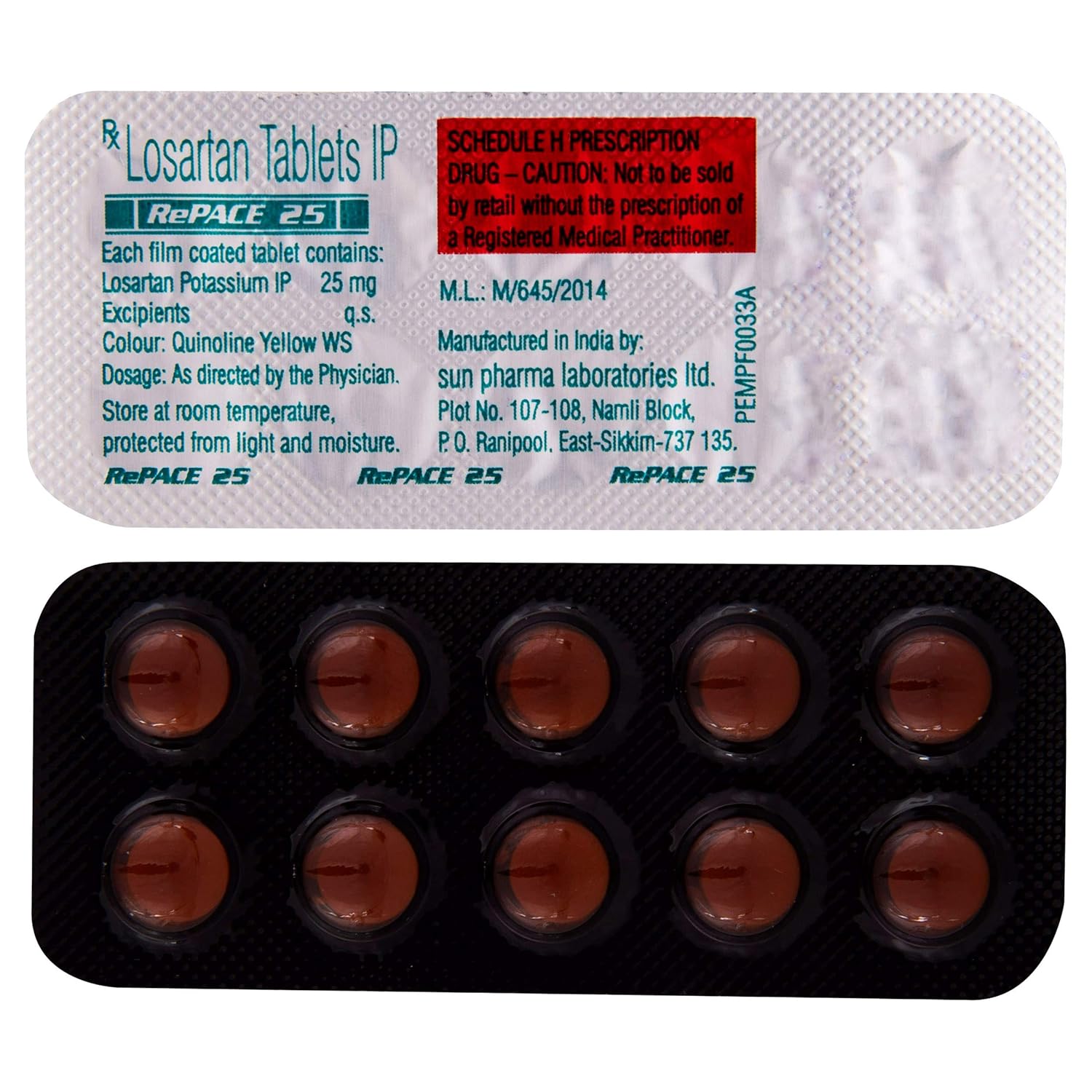 Repace 25 Tablet