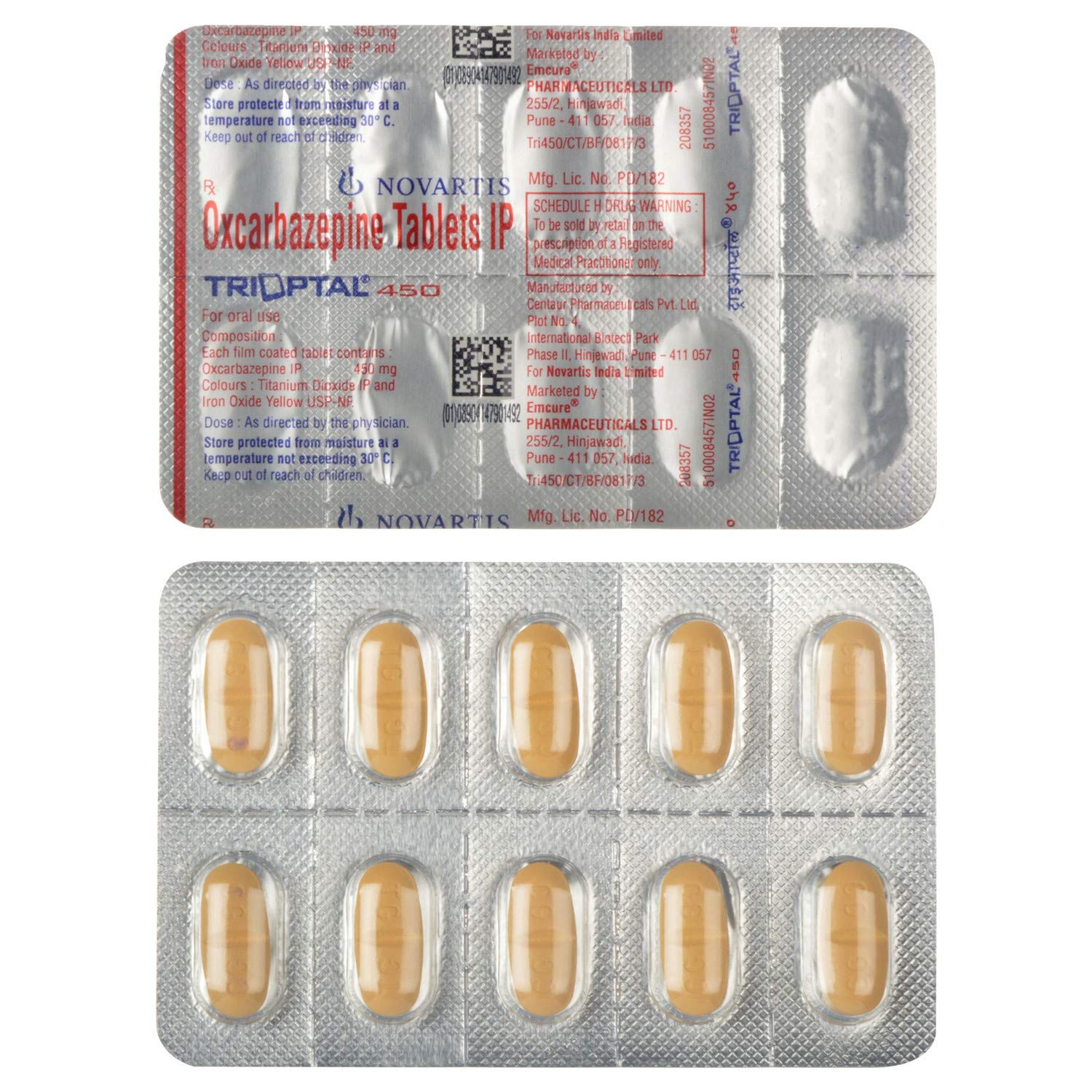 Trioptal 450 Tablet
