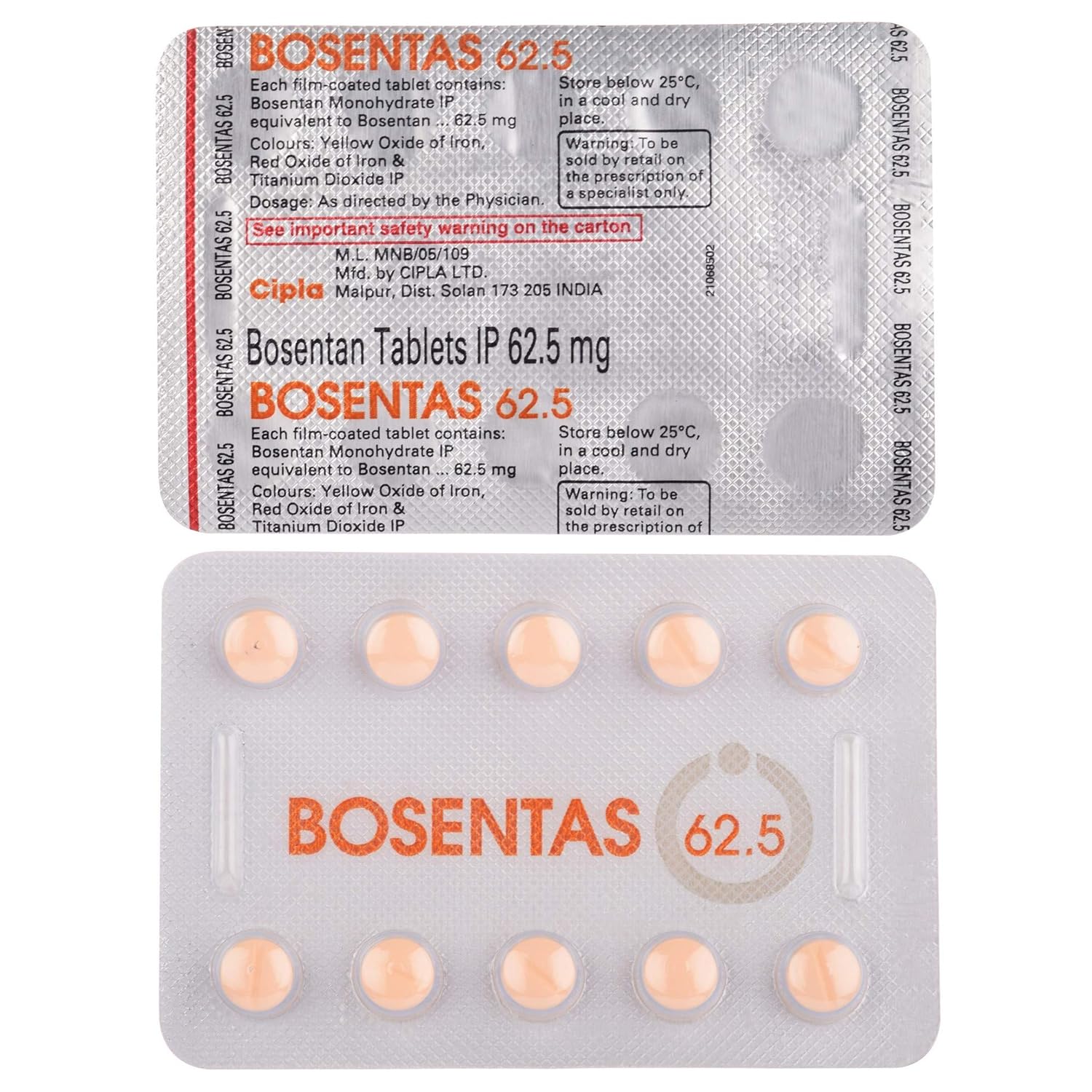 Bosentas 62.5 Tablet