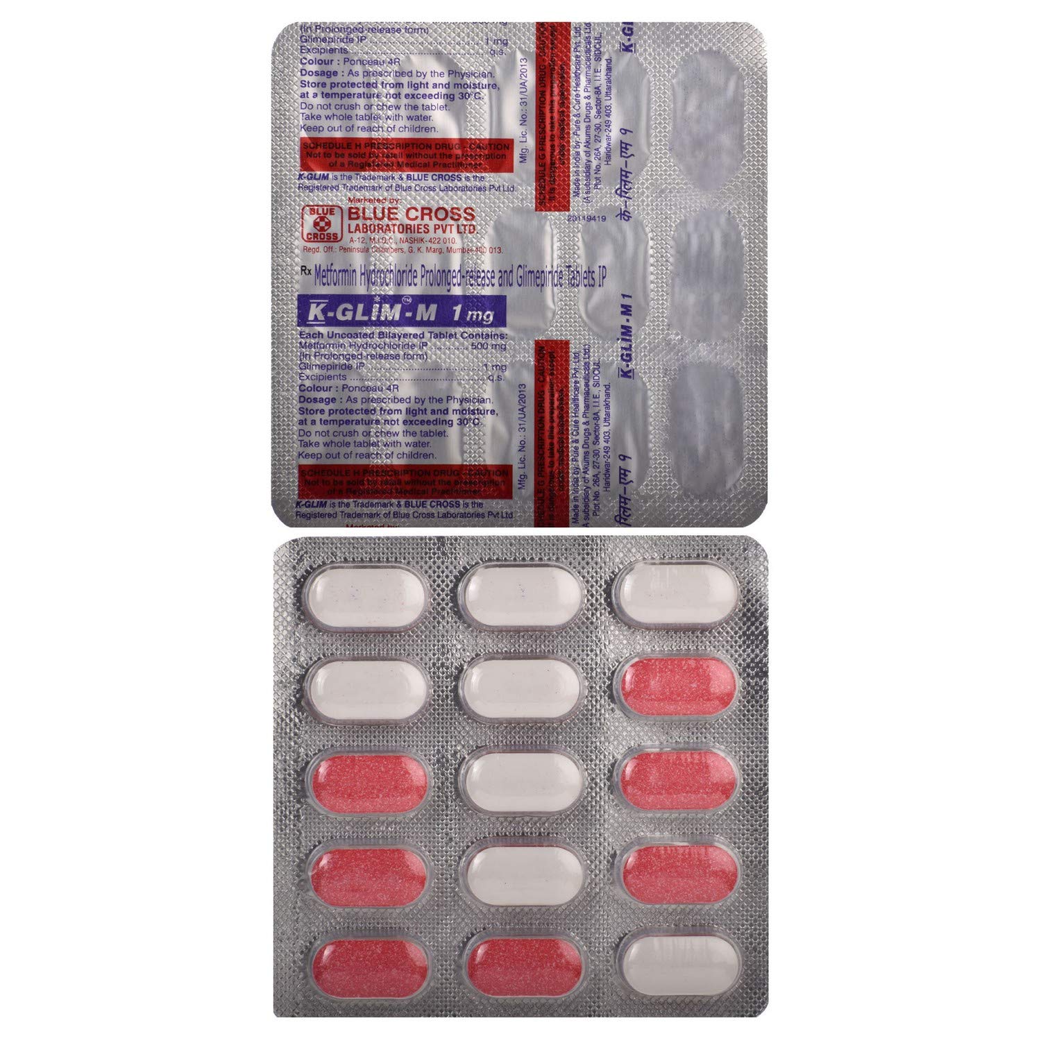 K-Glim-M 1mg Tablet PR