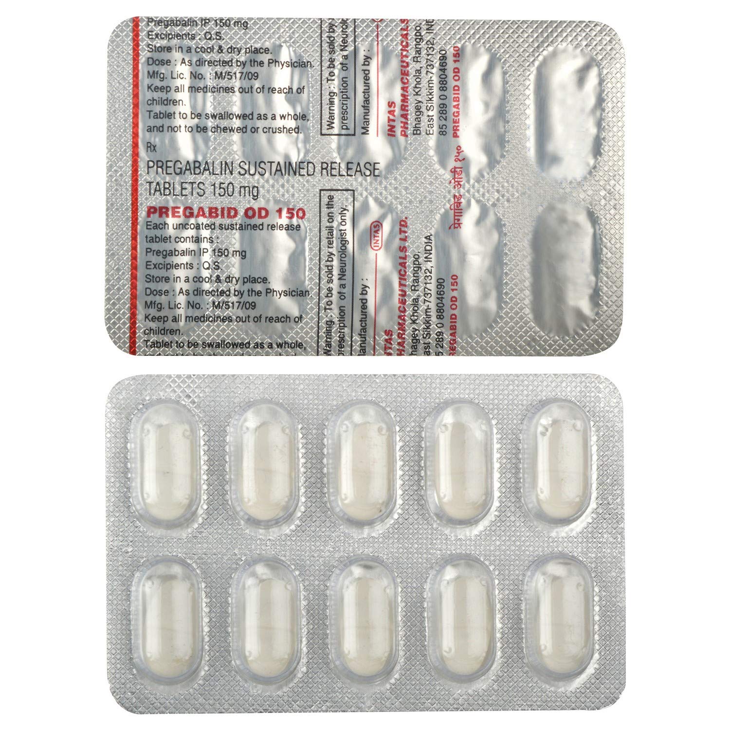 Pregabid OD 150 Tablet