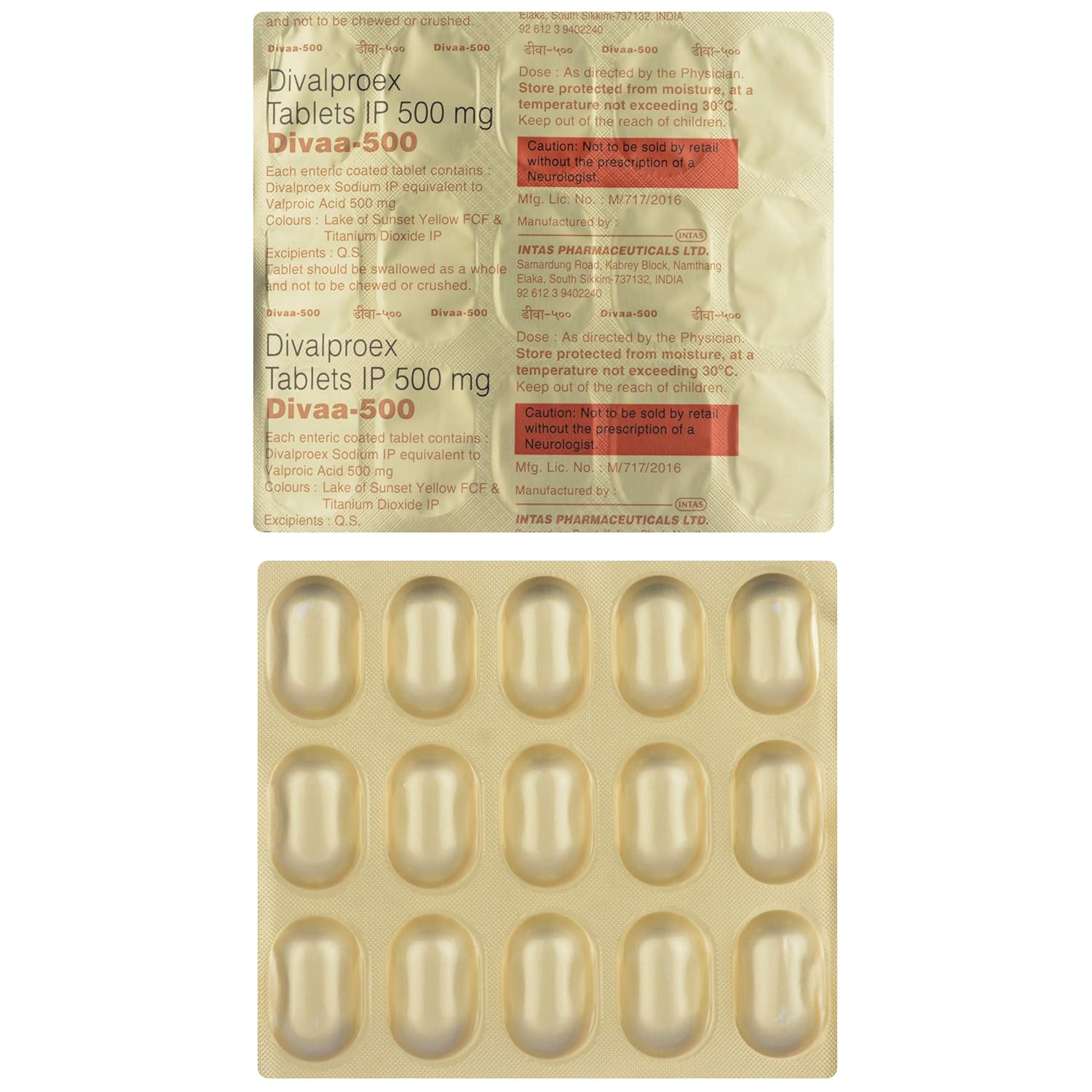 Divaa 500 tablet