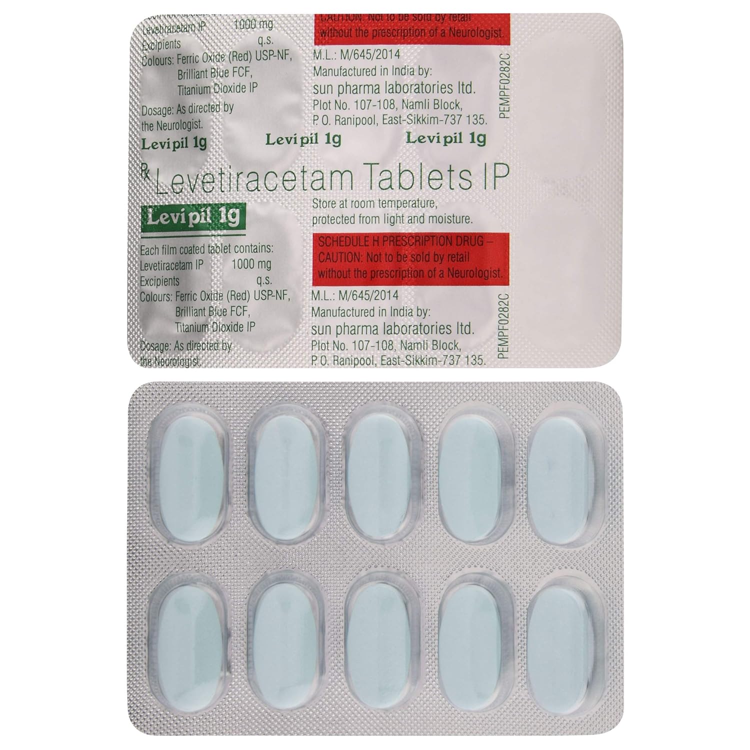 Levipil 1g Tablet