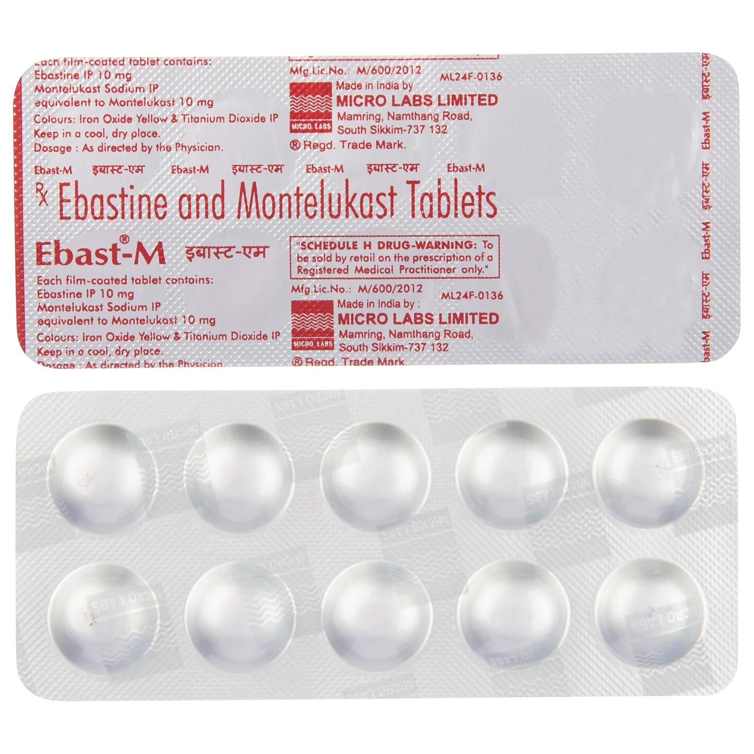 Ebast-M Tablet