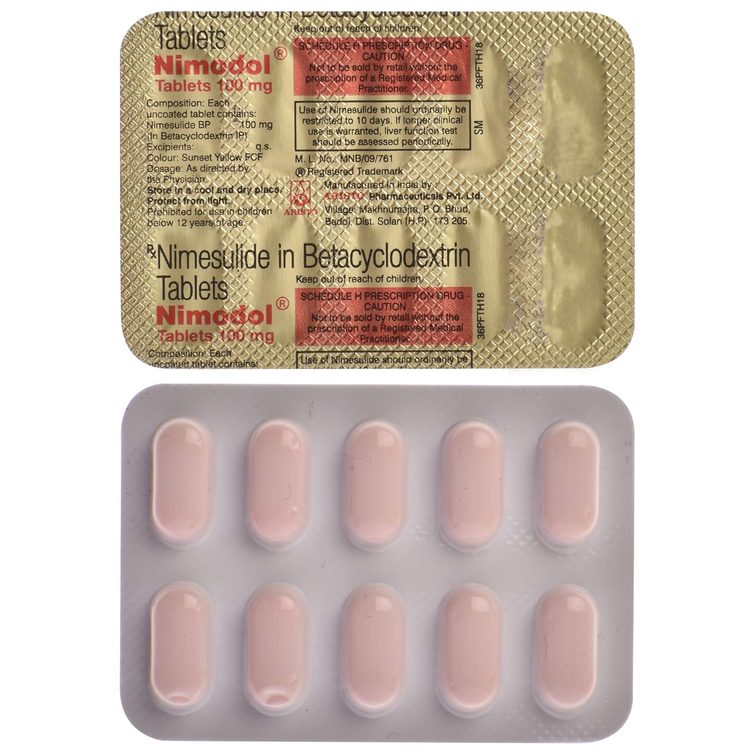 Nimodol 100mg Tablet