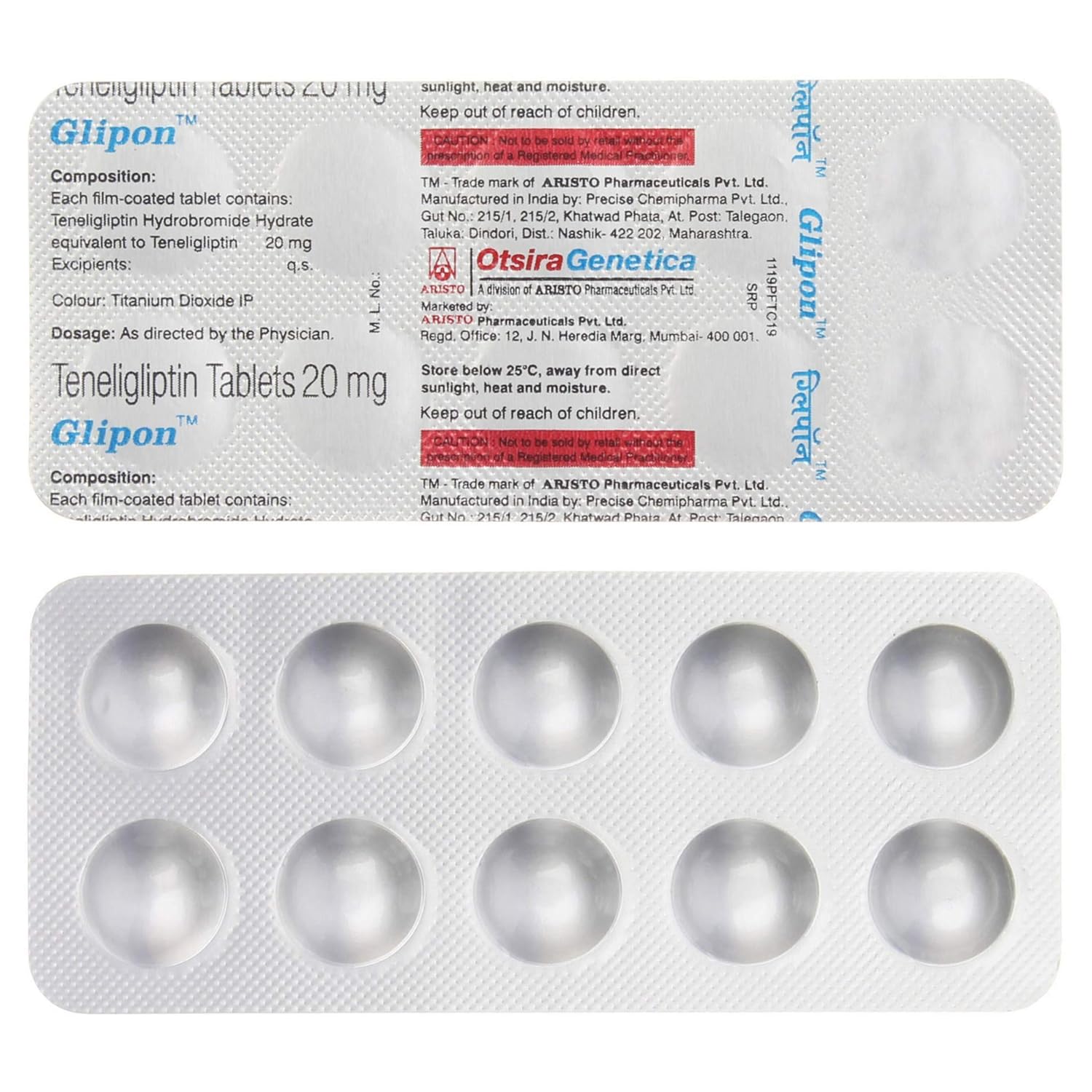 Glipon 20mg Tablet