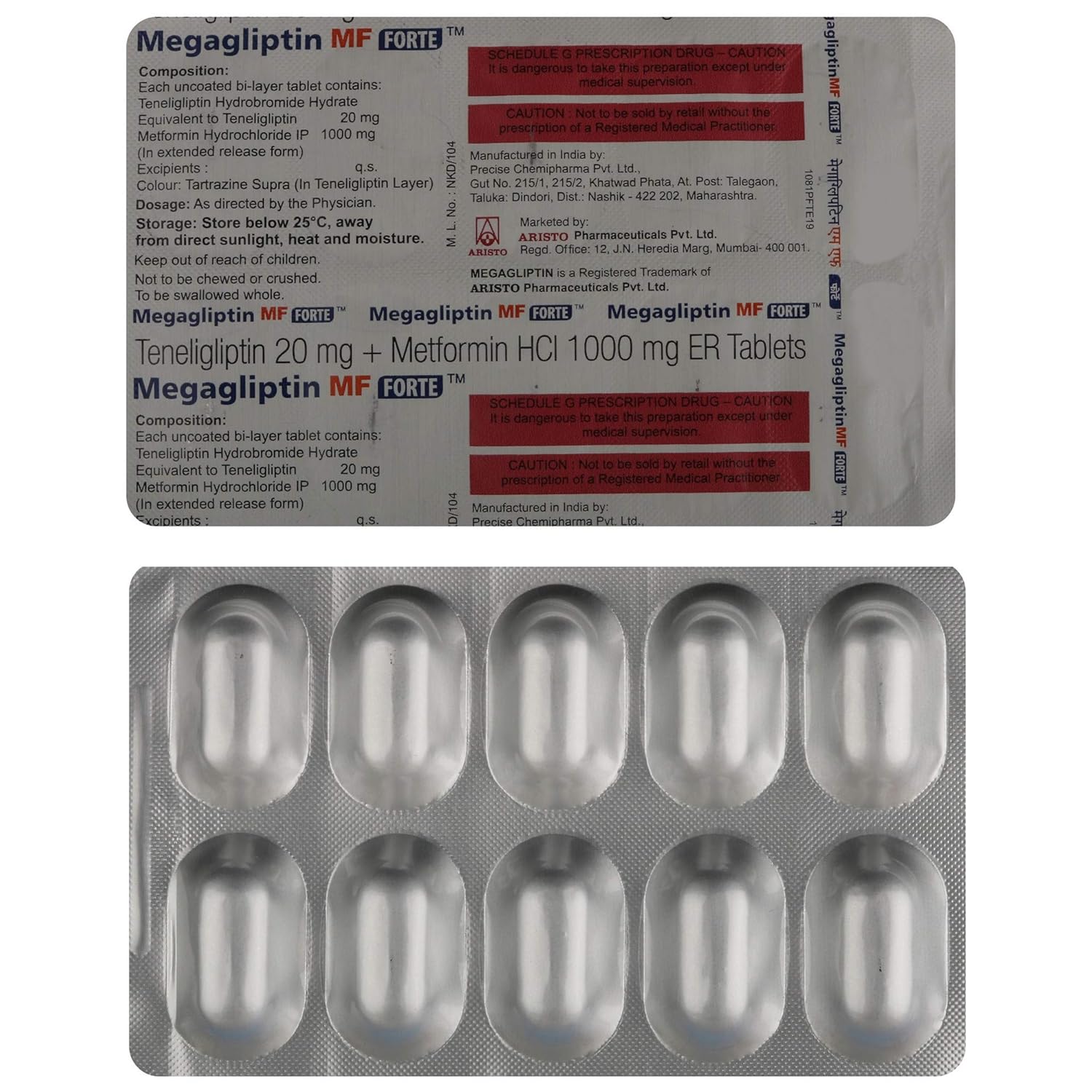 Megagliptin MF Forte Tablet PR