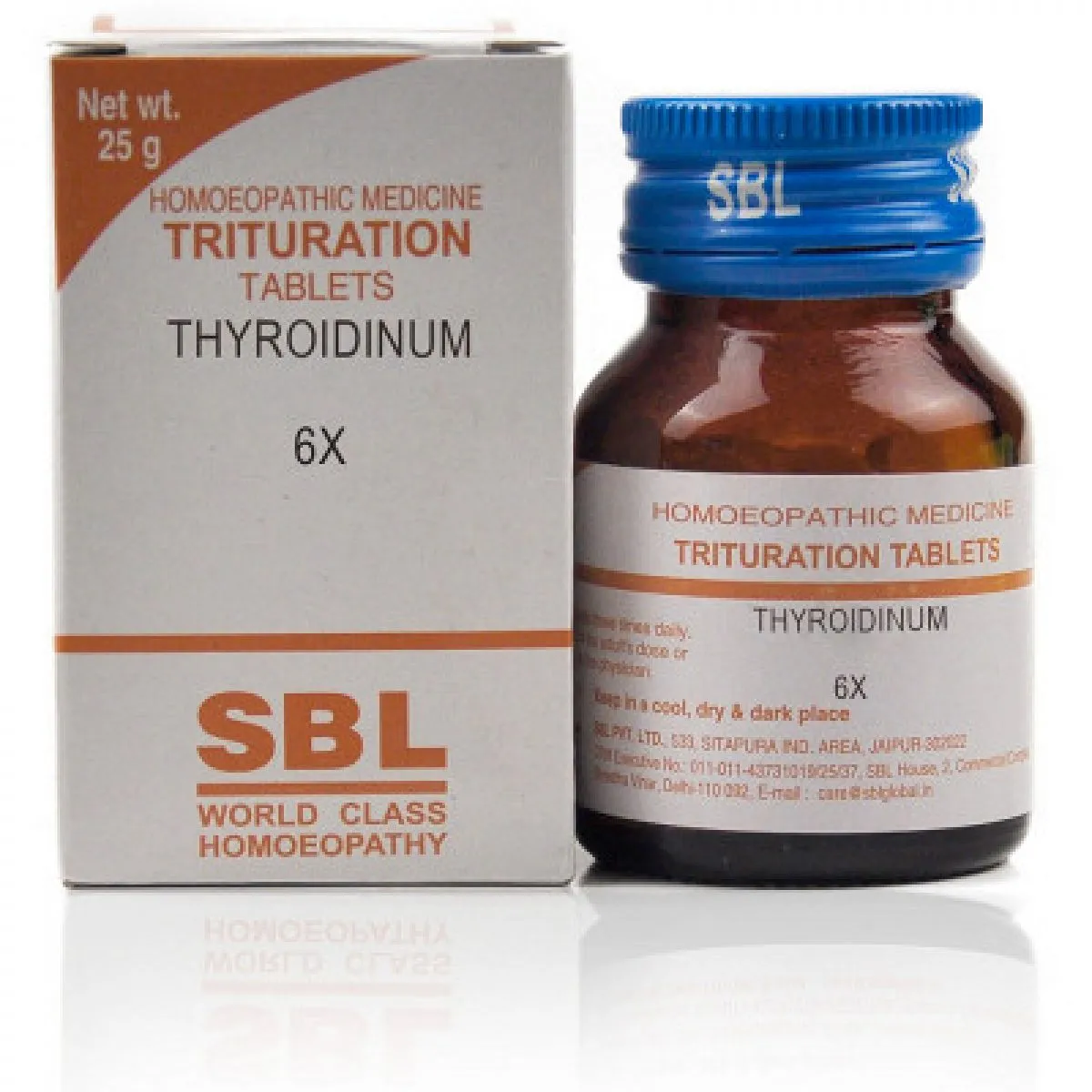 SBL Thyroidinum Trituration Tablet 6X