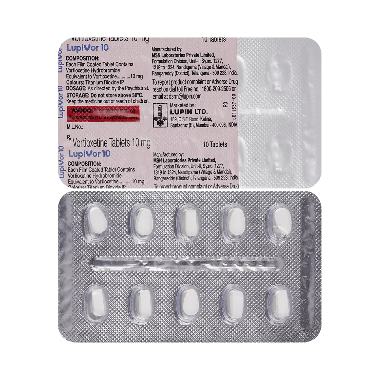 Lupivor 10mg Tablet