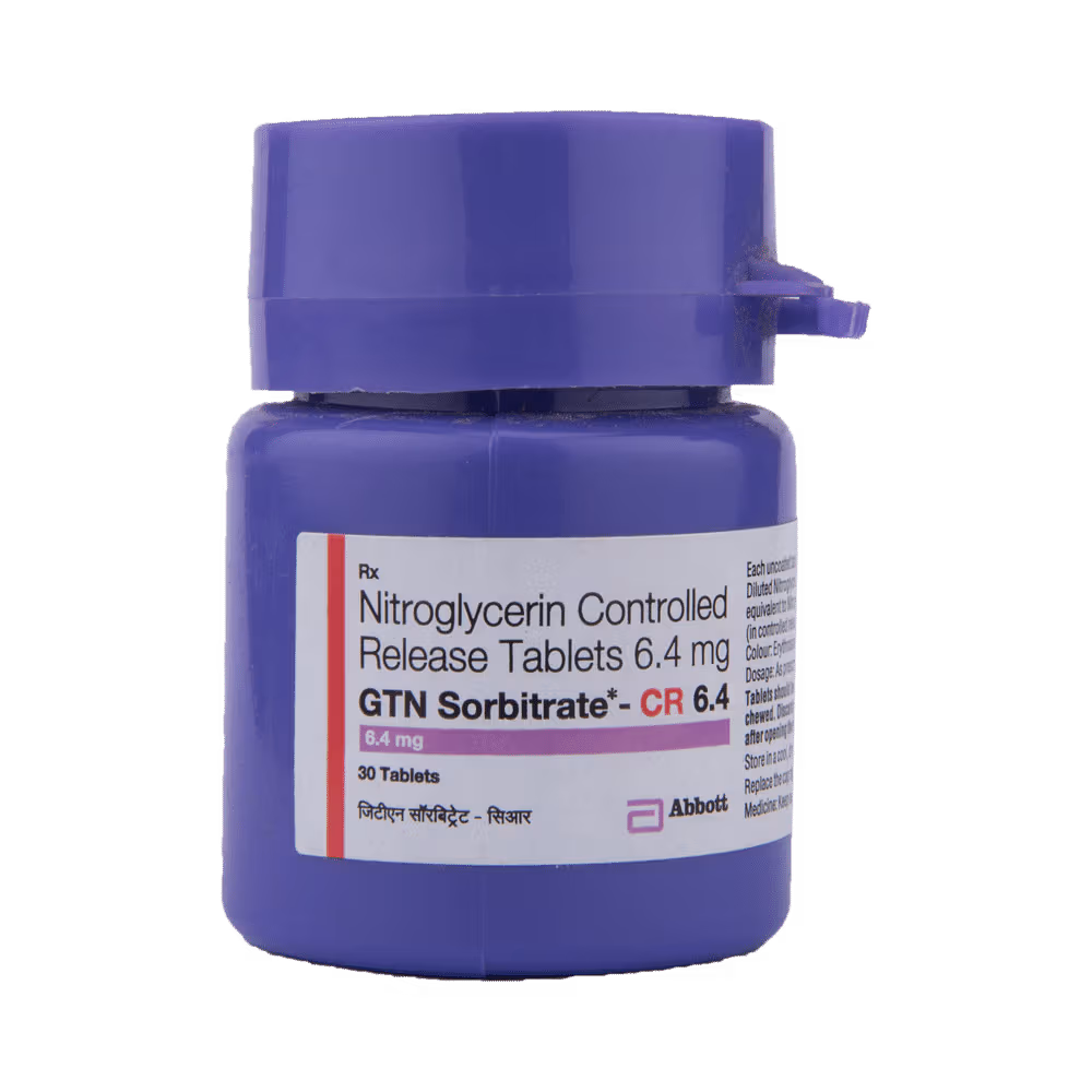 GTN Sorbitrate CR 6.4 Tablet