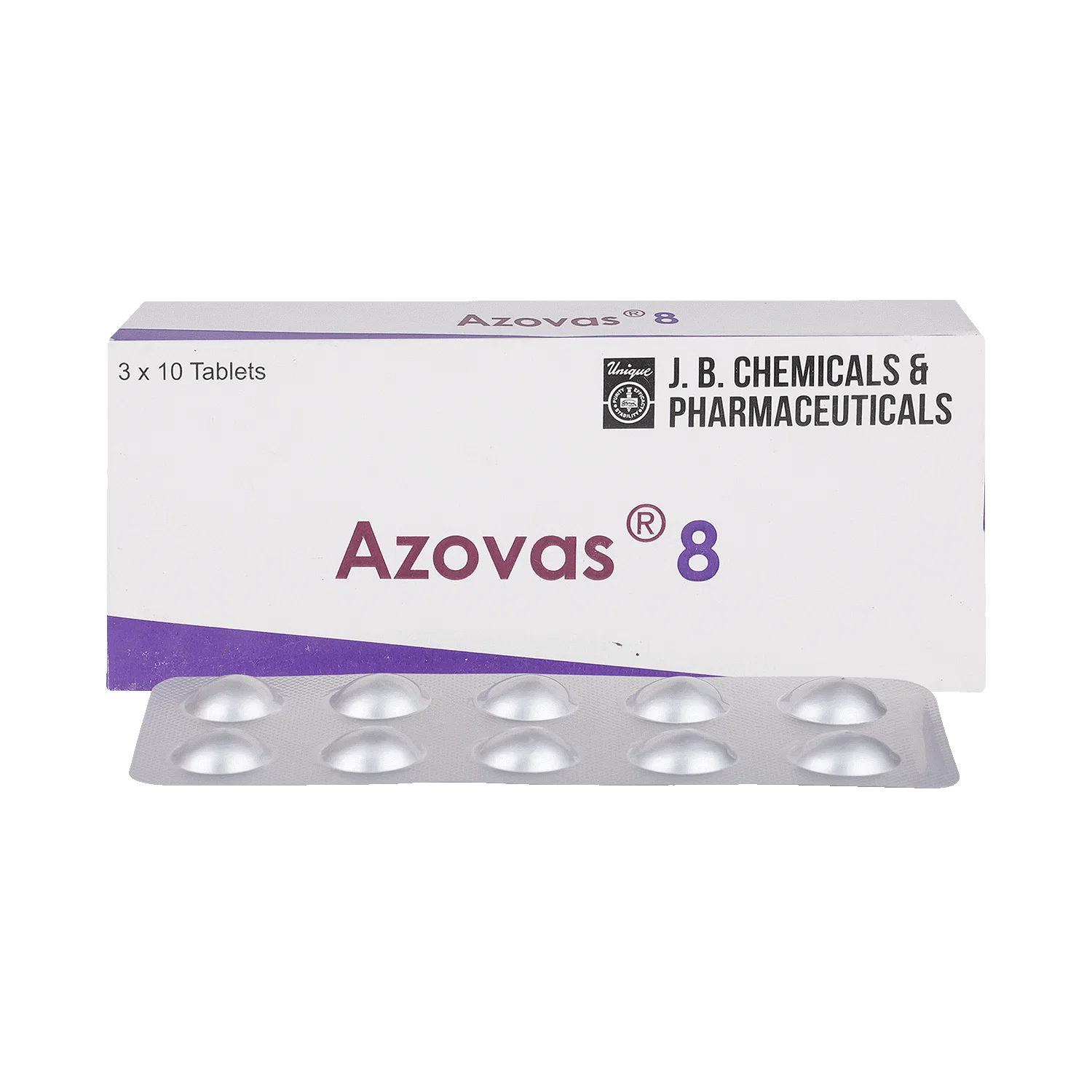 Azovas 8mg Tablet