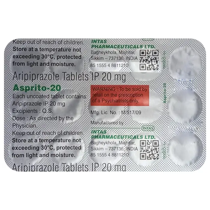 Asprito 20 Tablet 15's