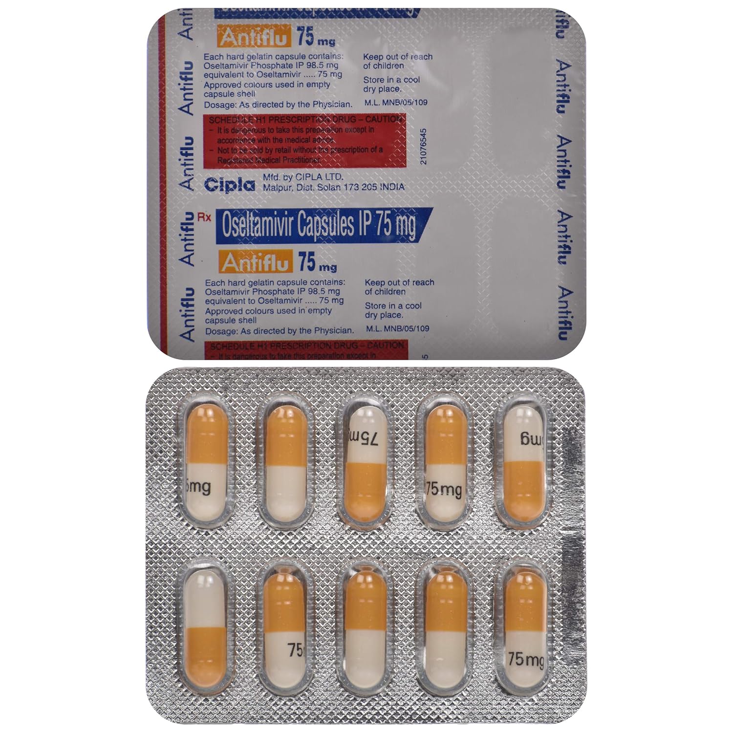 Antiflu 75mg Capsule