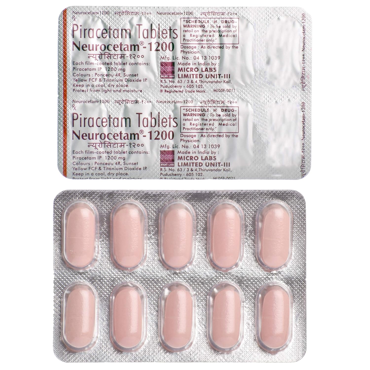 Neurocetam 1200 Tablet