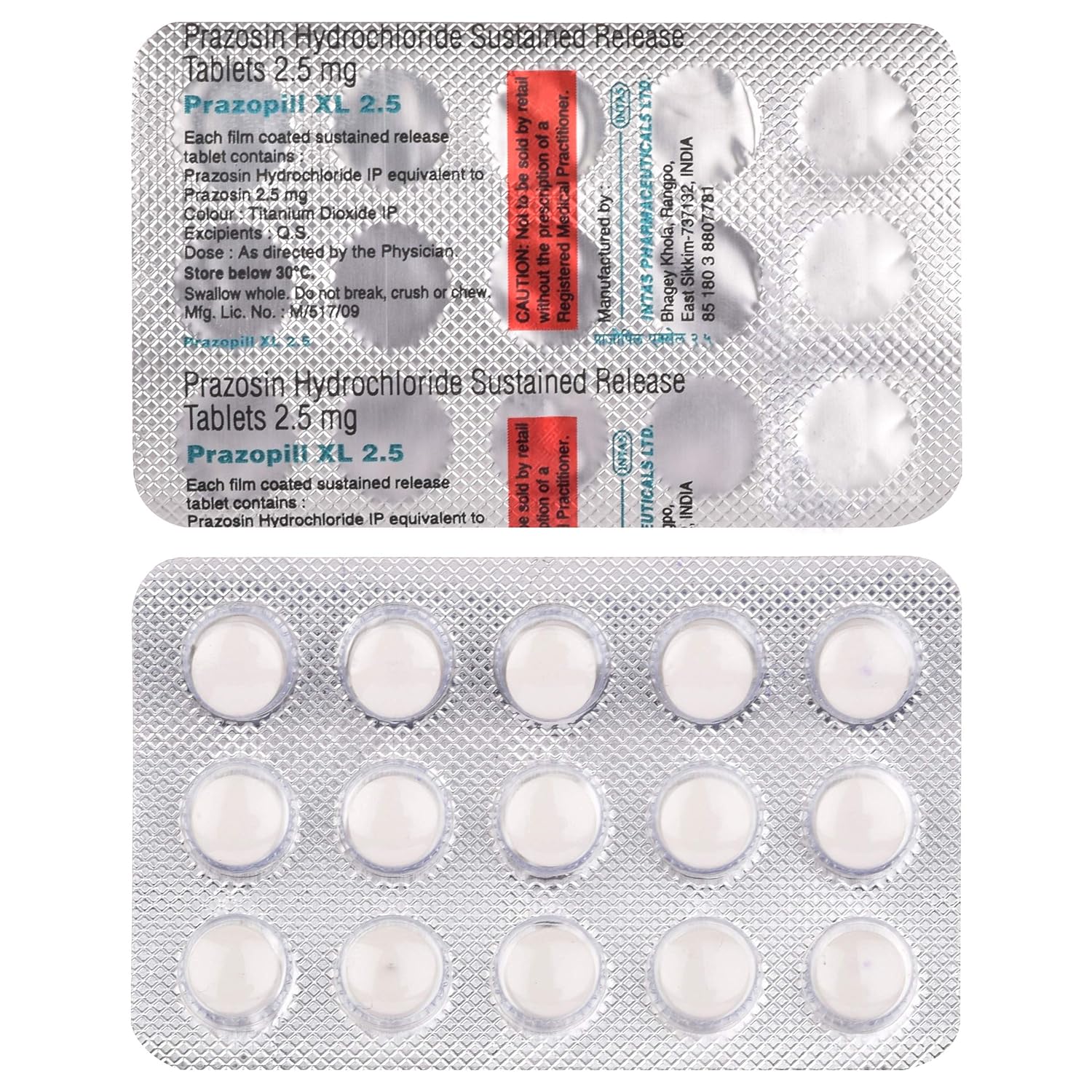 Prazopill XL 2.5 Tablet
