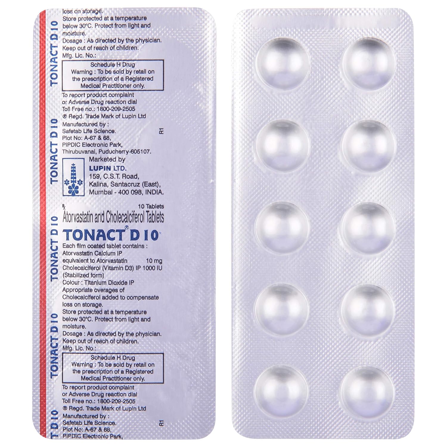 Tonact D 10 Tablet