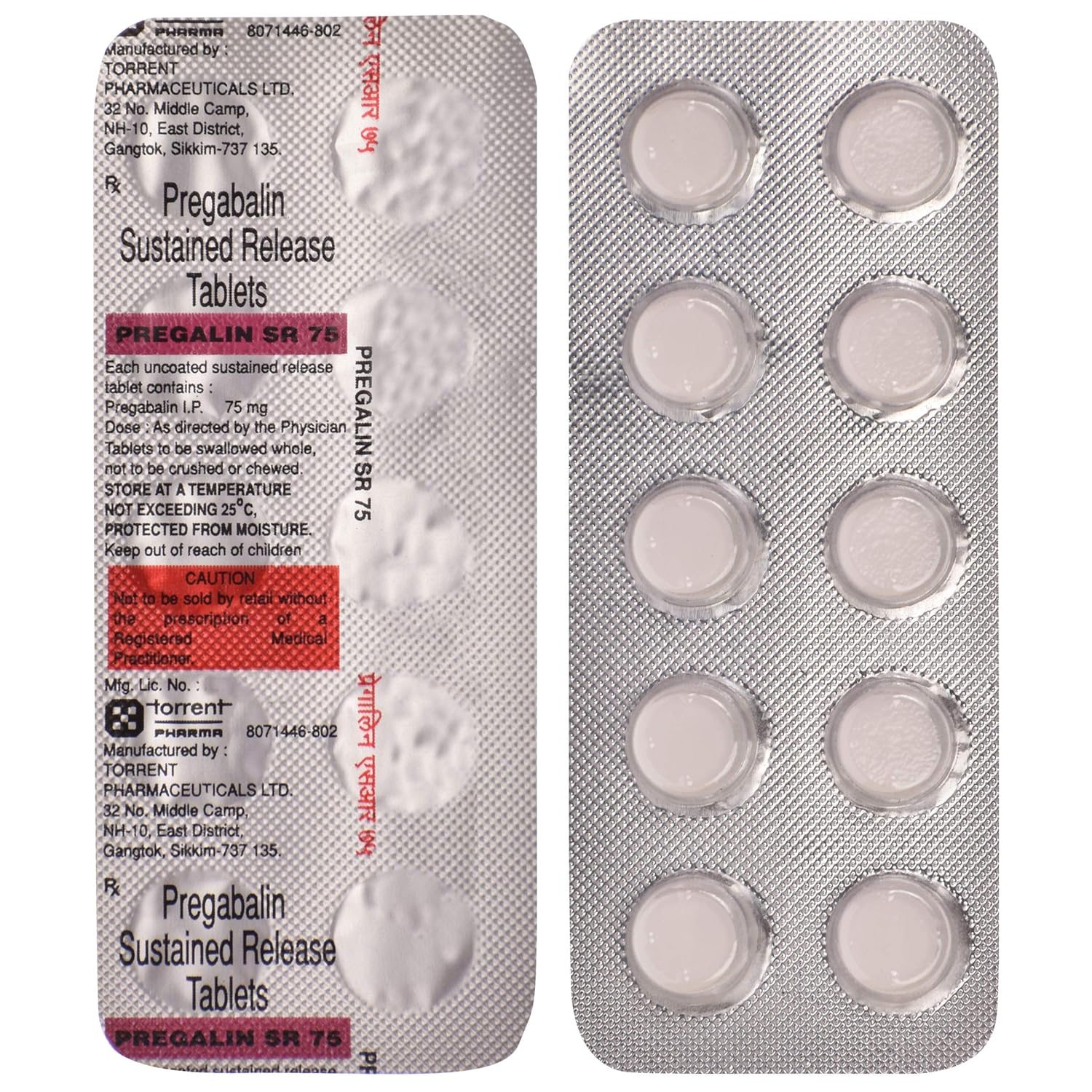 Pregalin SR 75 Tablet