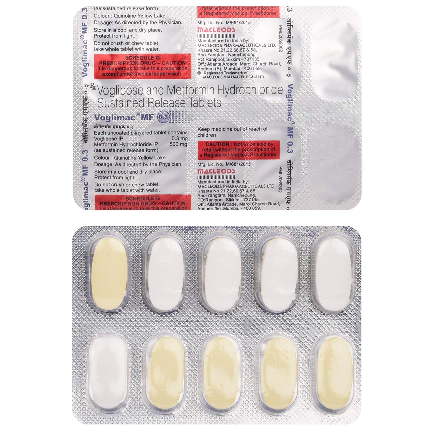 Voglimac MF 0.3 Tablet SR