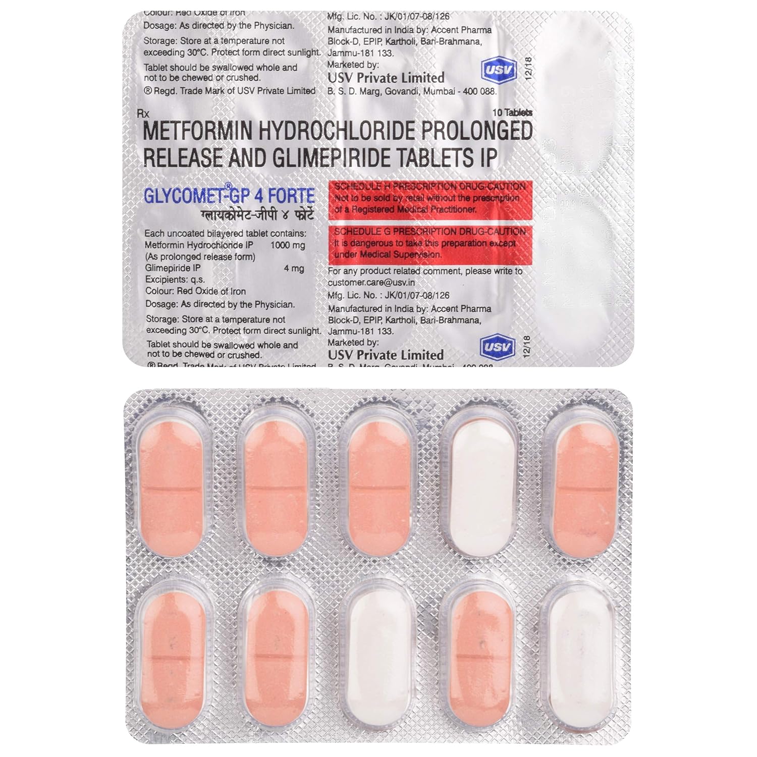 Glycomet-GP 4 Forte Tablet PR