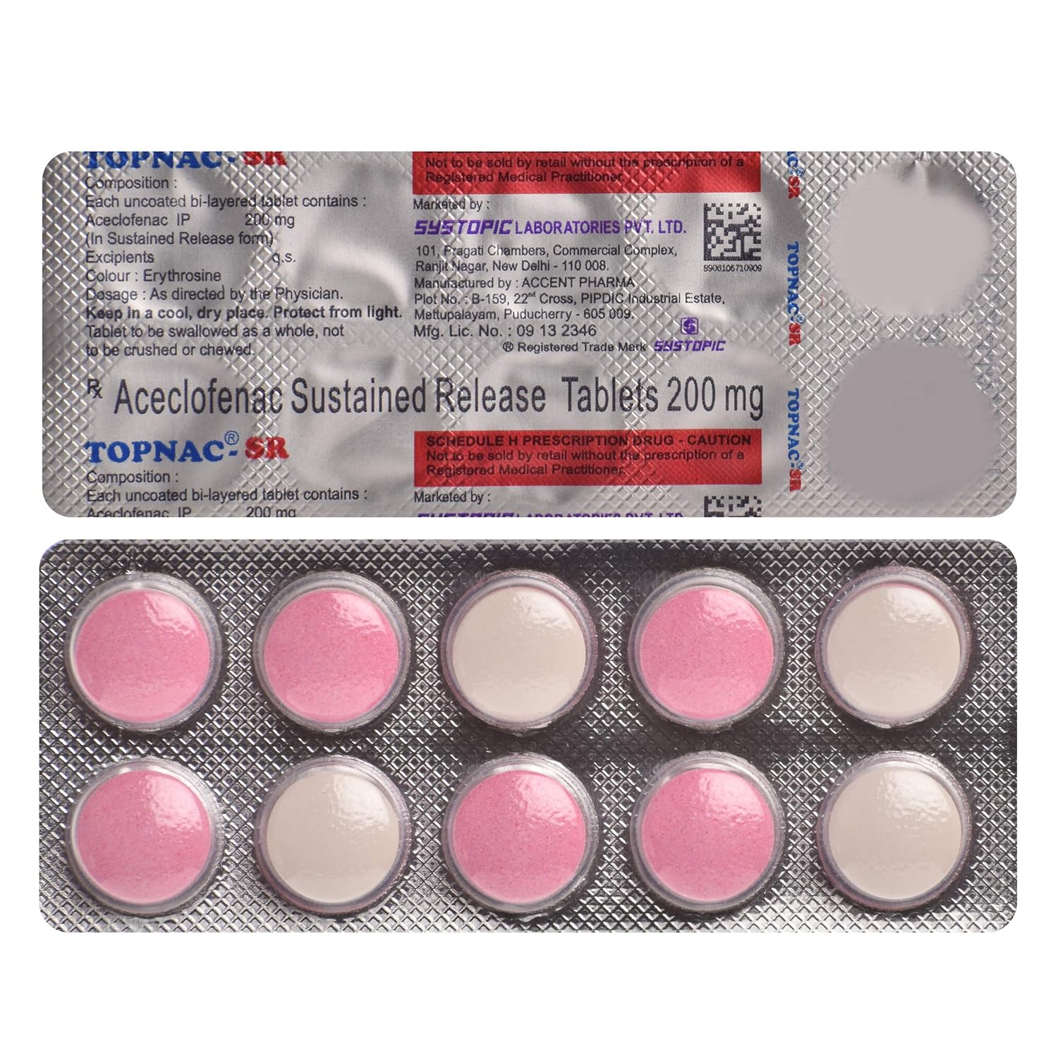 Topnac 200mg Tablet SR