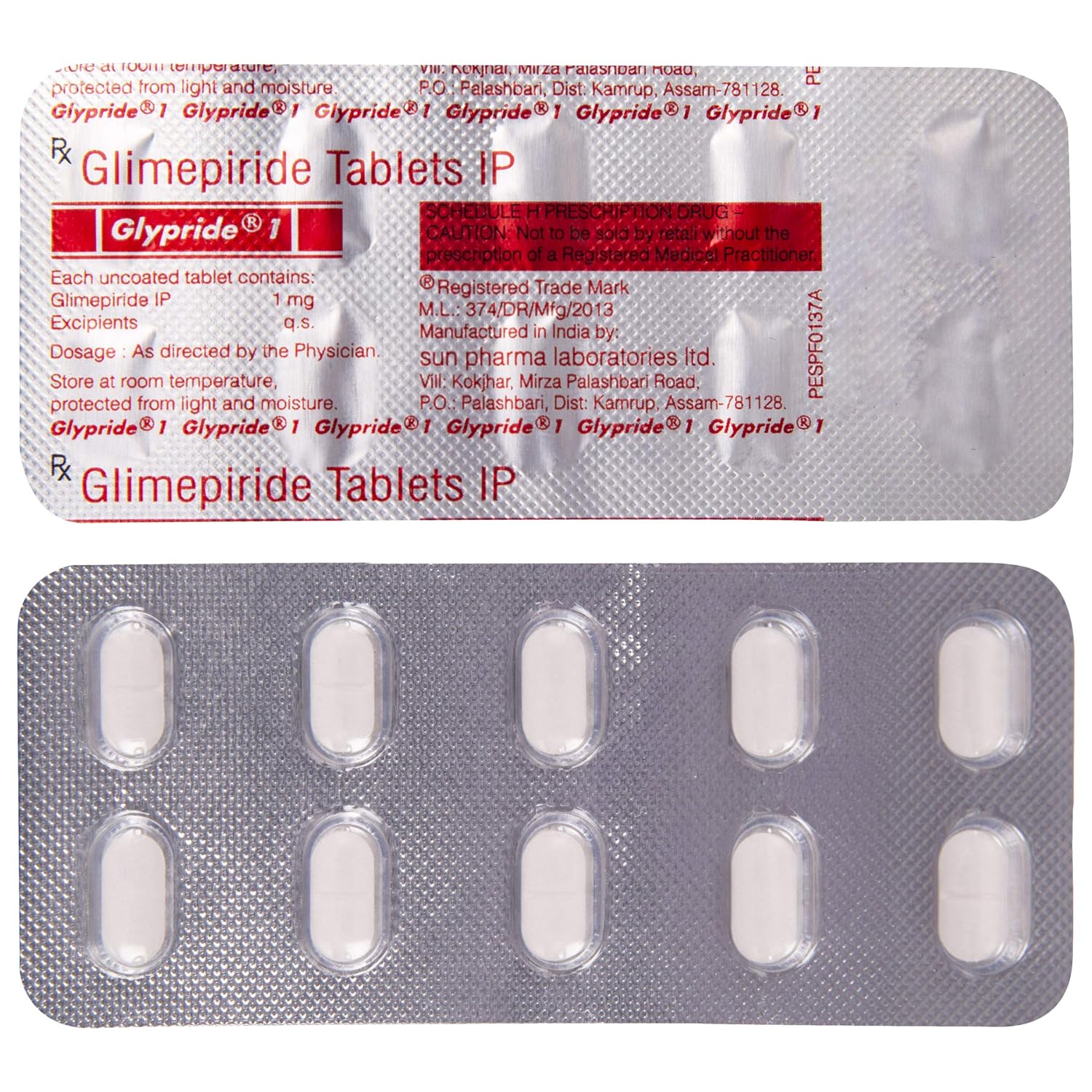 Glypride 1 Tablet