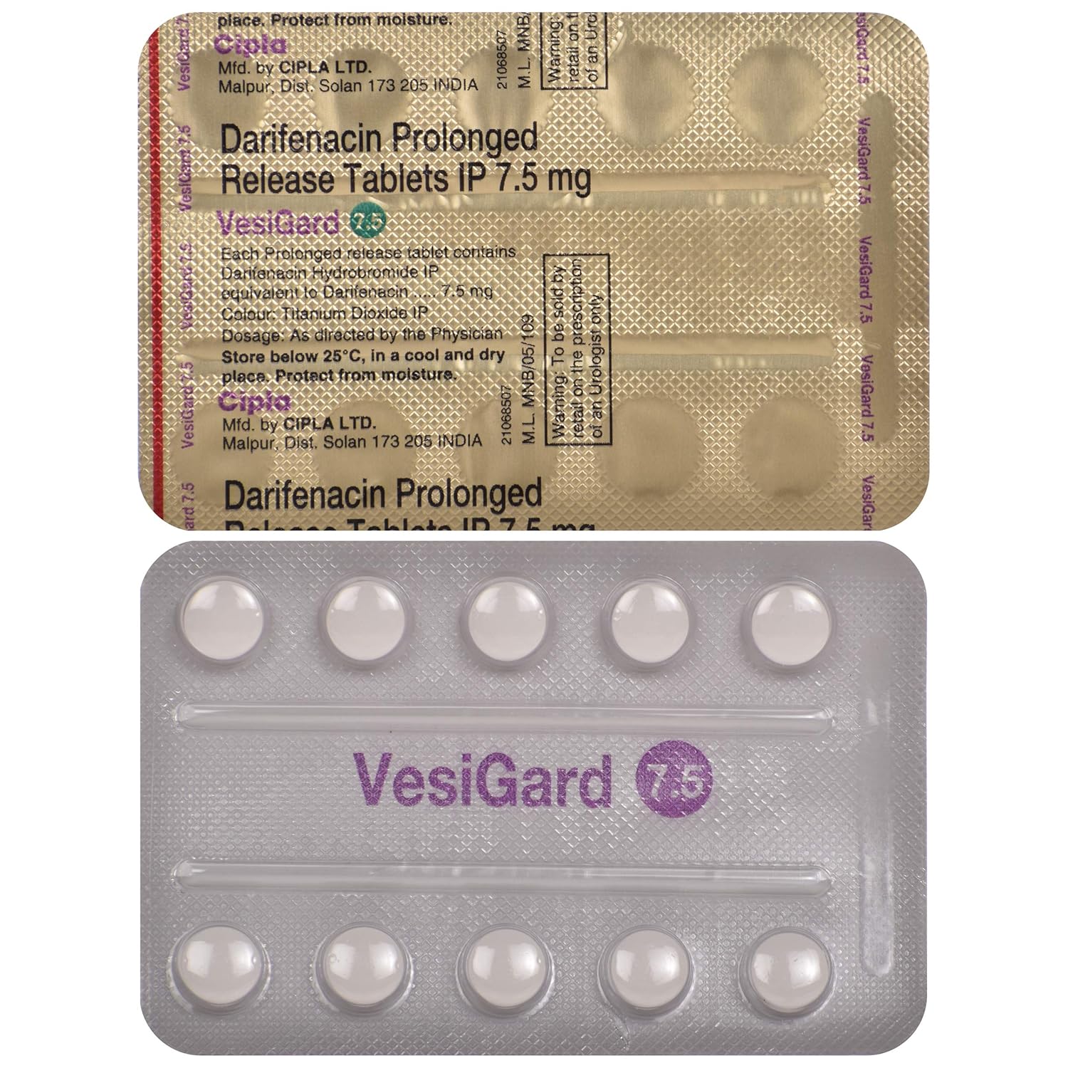 Vesigard 7.5 Tablet PR