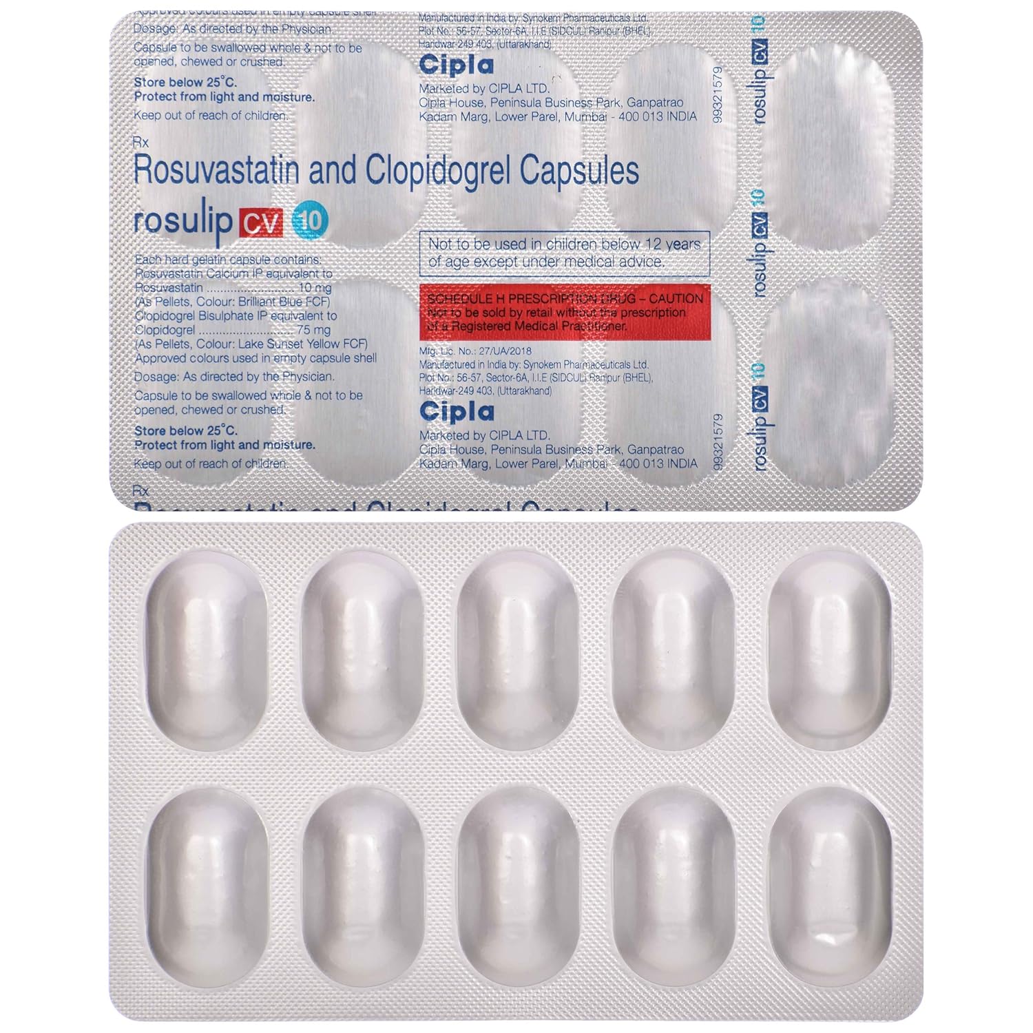 Rosulip CV 10 Capsule