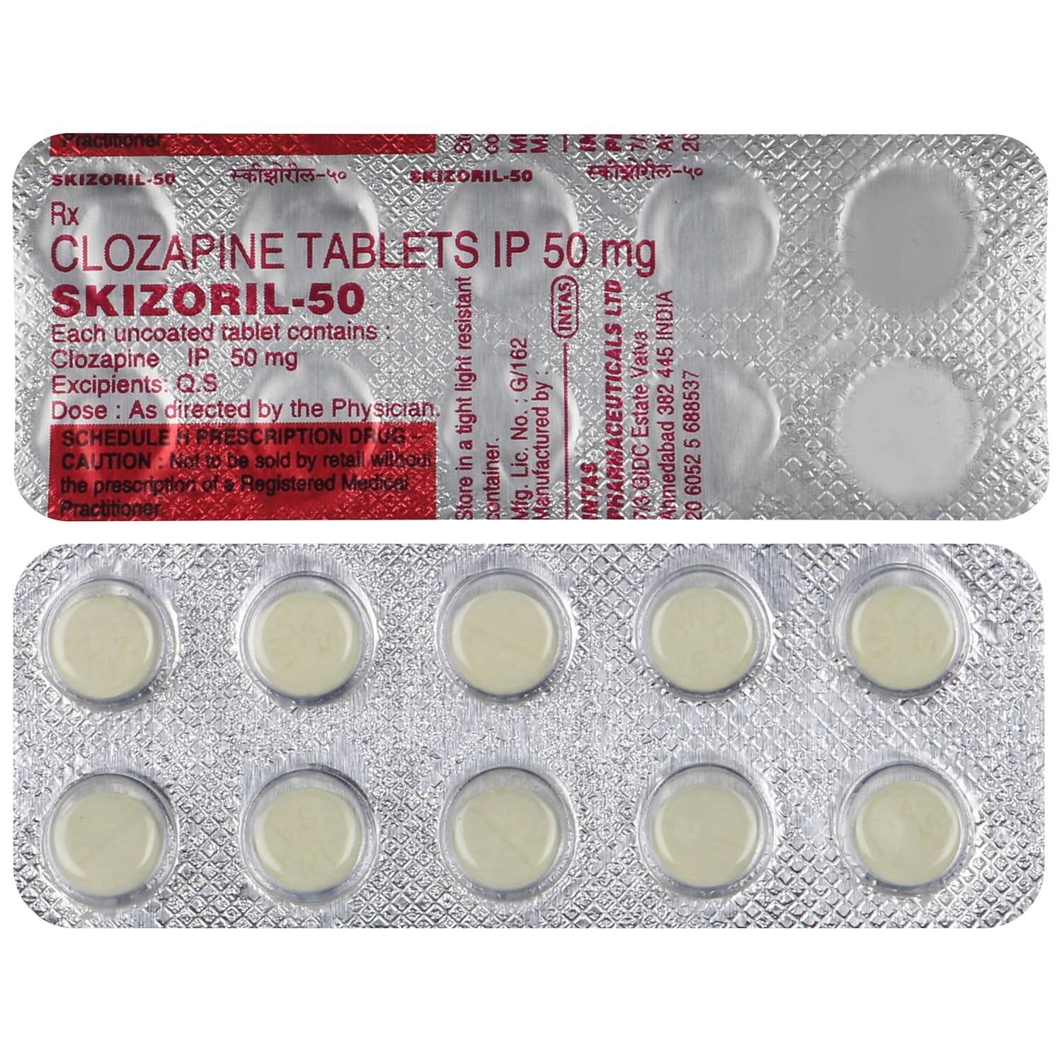 Skizoril 50mg Tablet