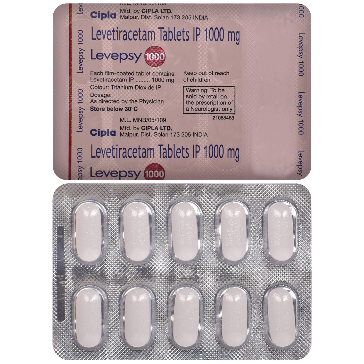 Levepsy 1000mg Tablet XR