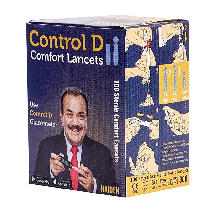 Accurex Control D Sterile Comfort Lancets