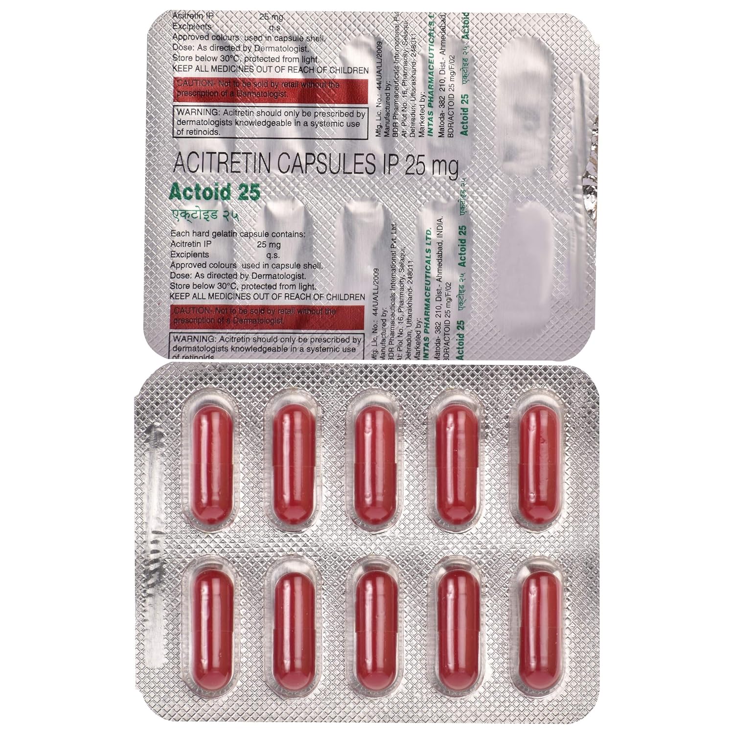 Actoid 25mg Capsule