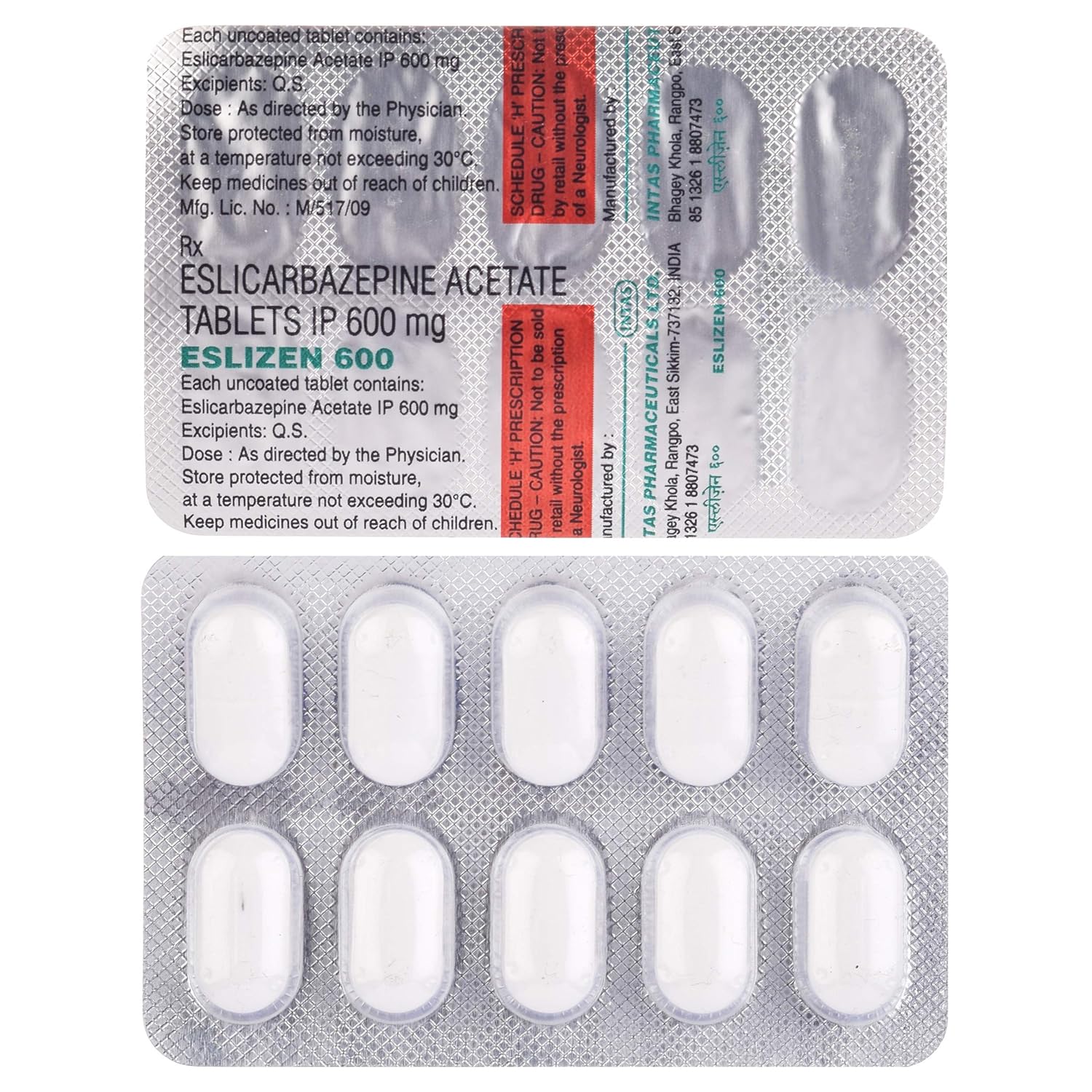 Eslizen 600mg Tablet