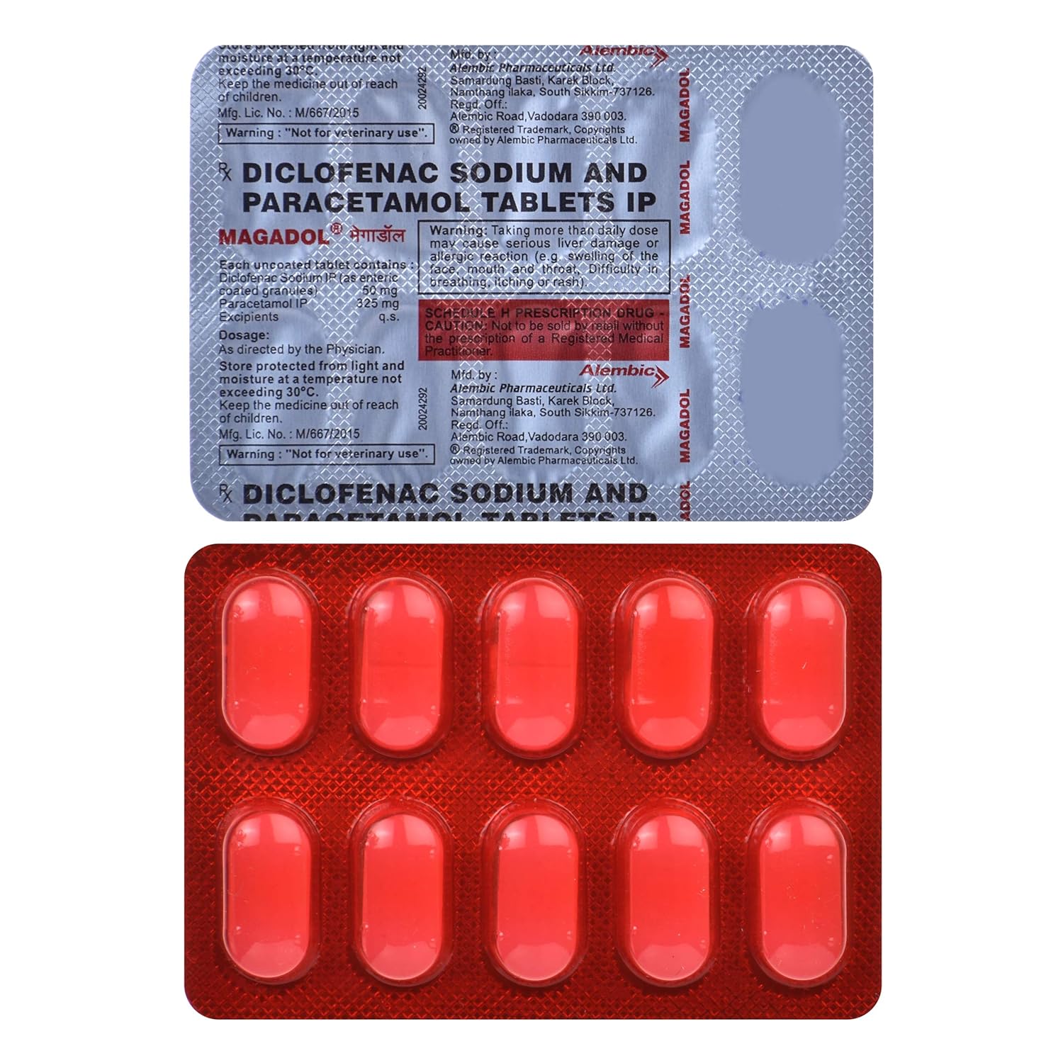 Magadol 50mg/325mg Tablet