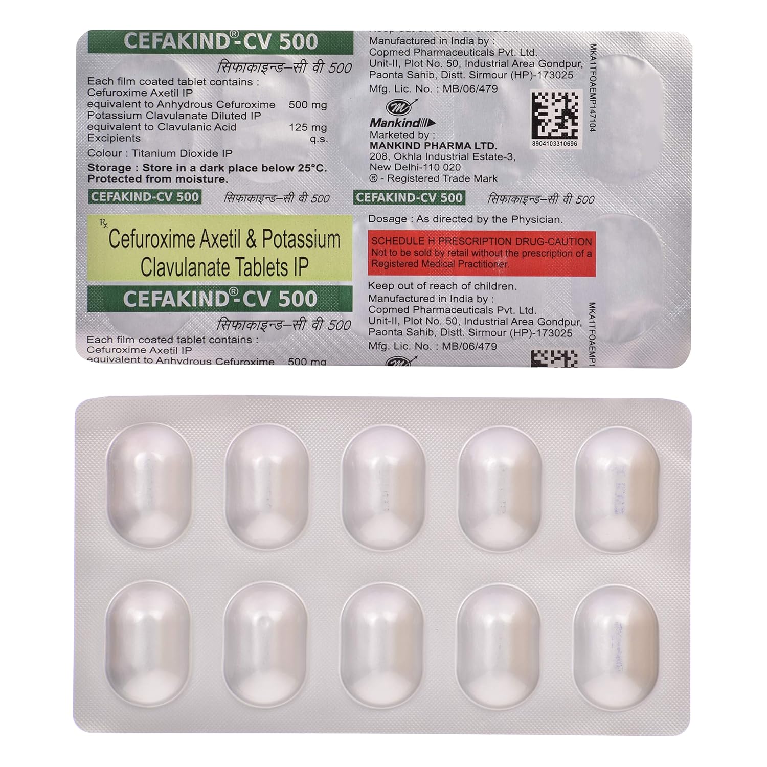 Cefakind-CV 500 Tablet