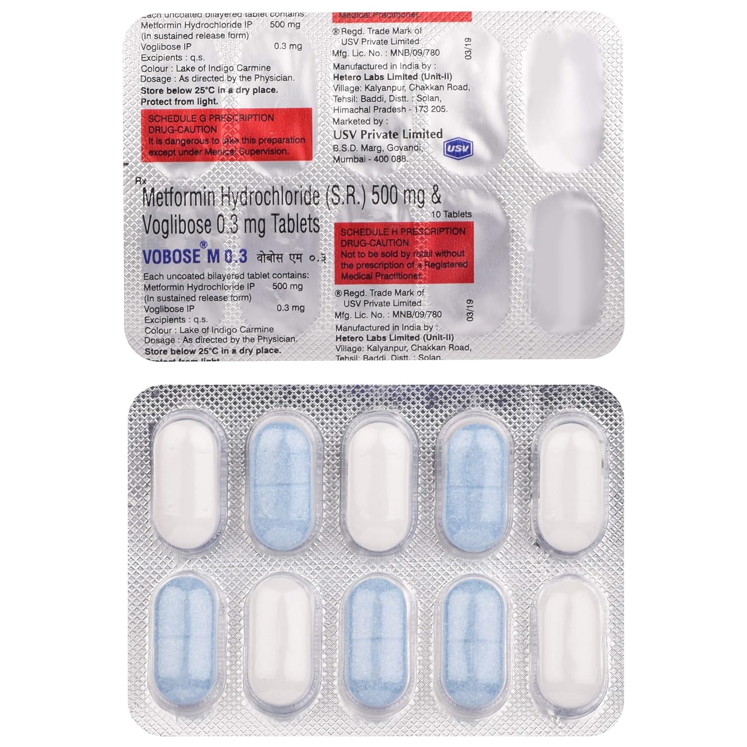 Vobose M 0.3 Tablet SR