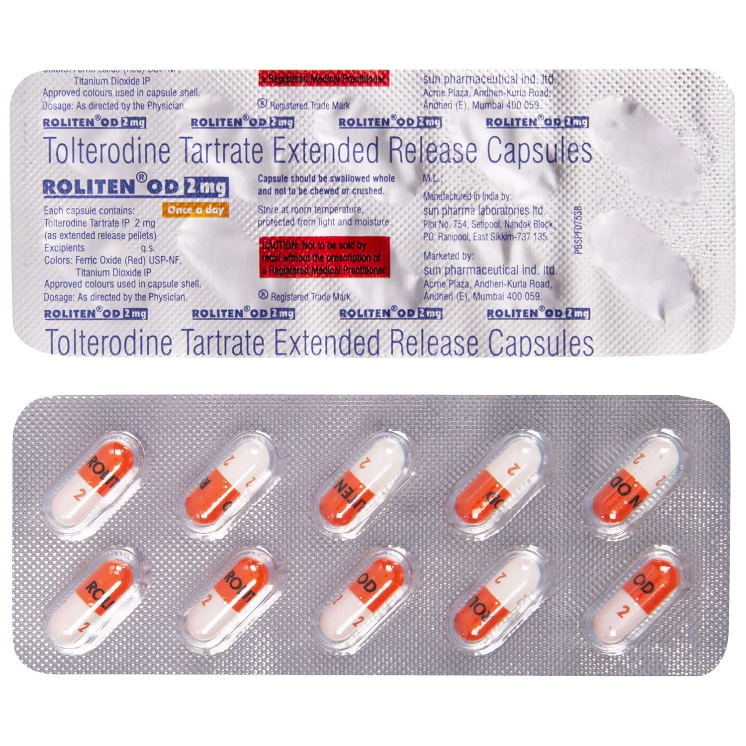 Roliten OD 2mg Capsule ER