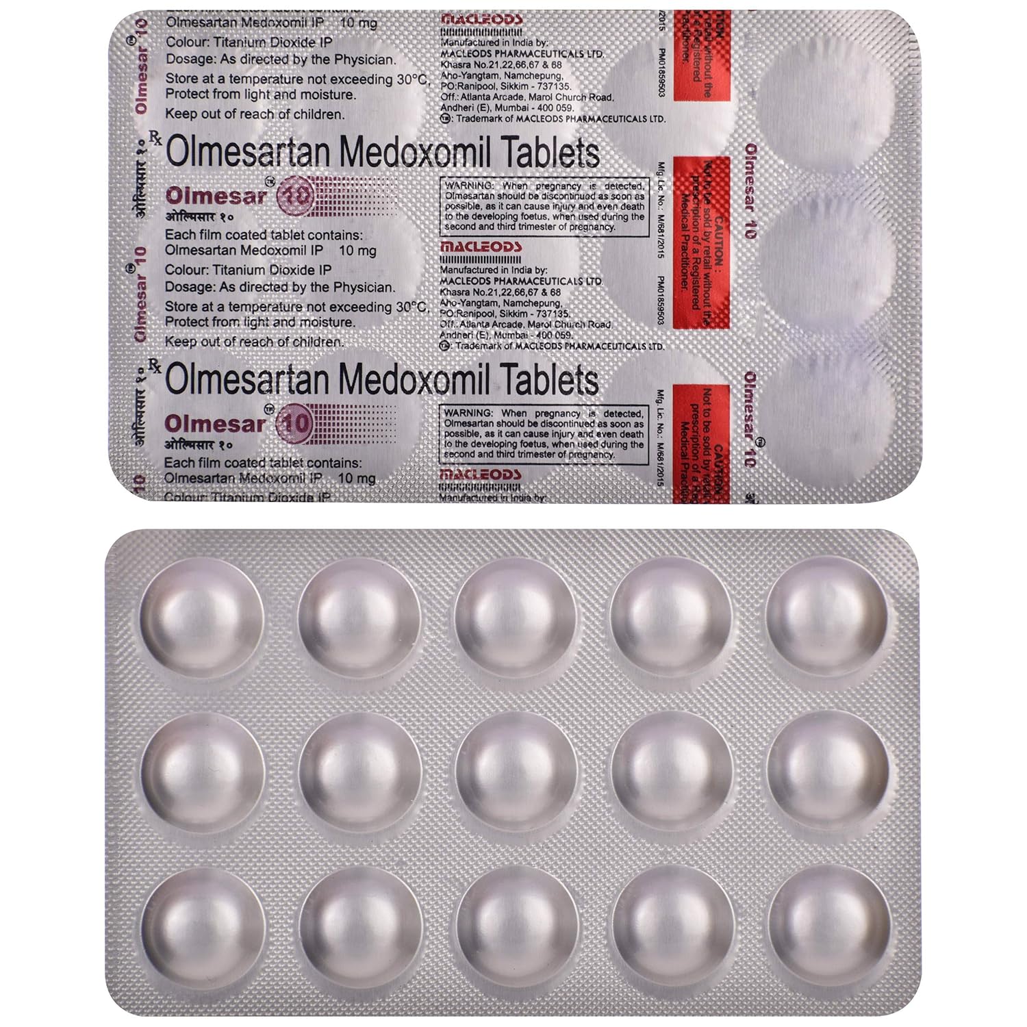 Olmesar 10 Tablet