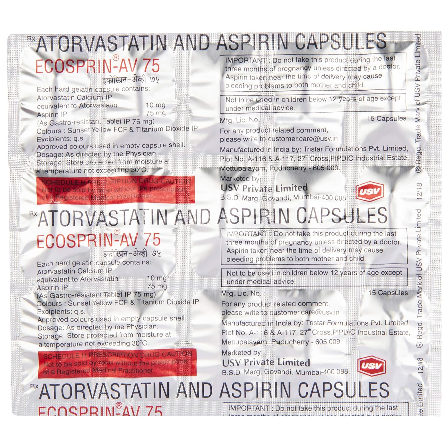 Ecosprin-AV 75 Capsule