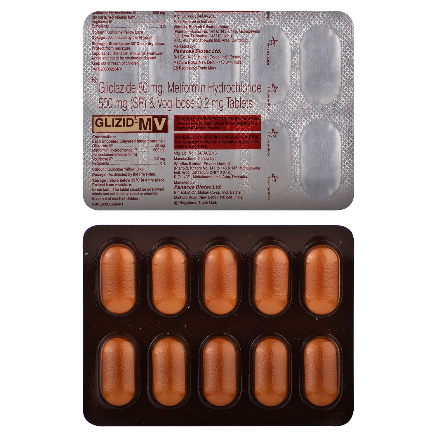 Glizid-MV Tablet SR