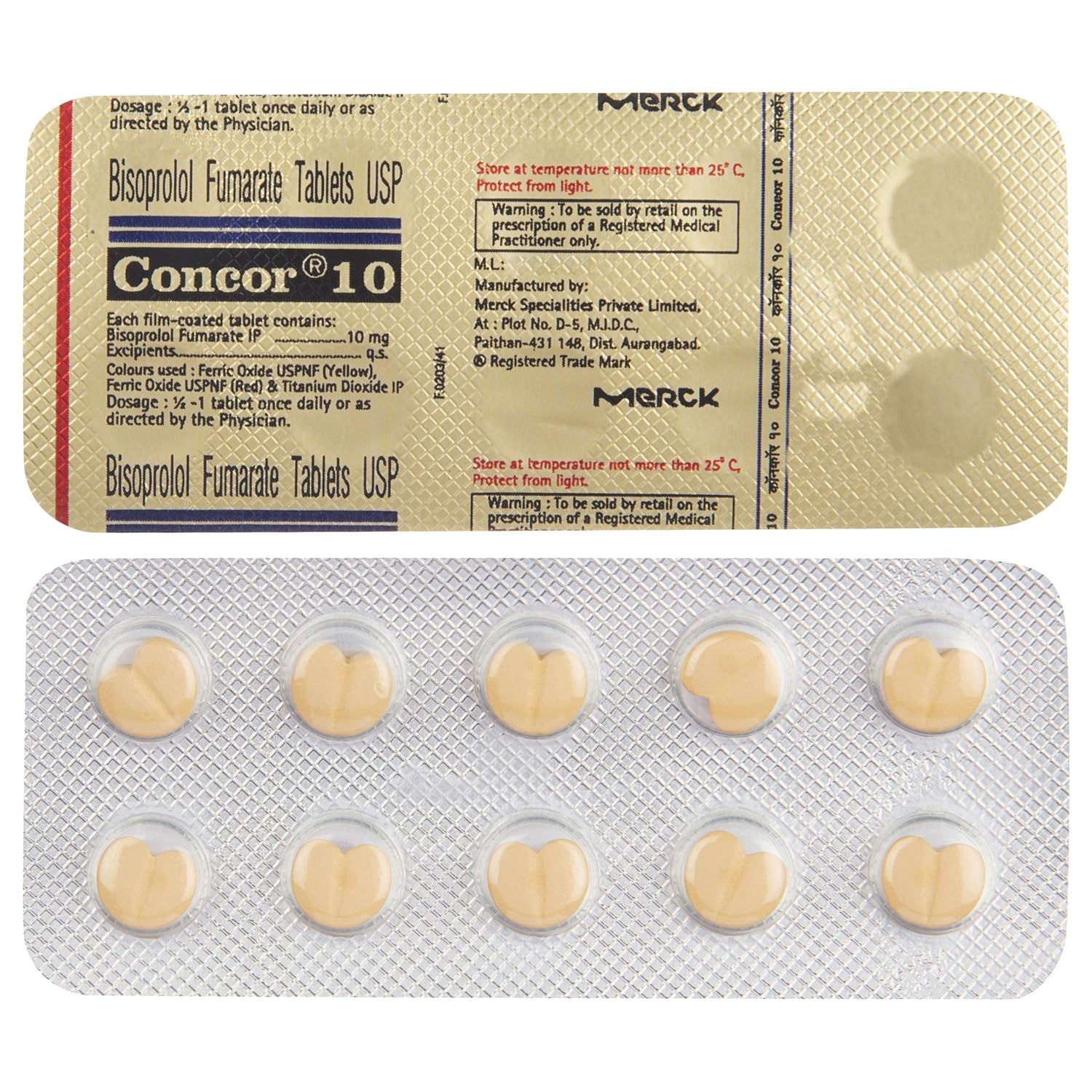 Concor 10 Tablet