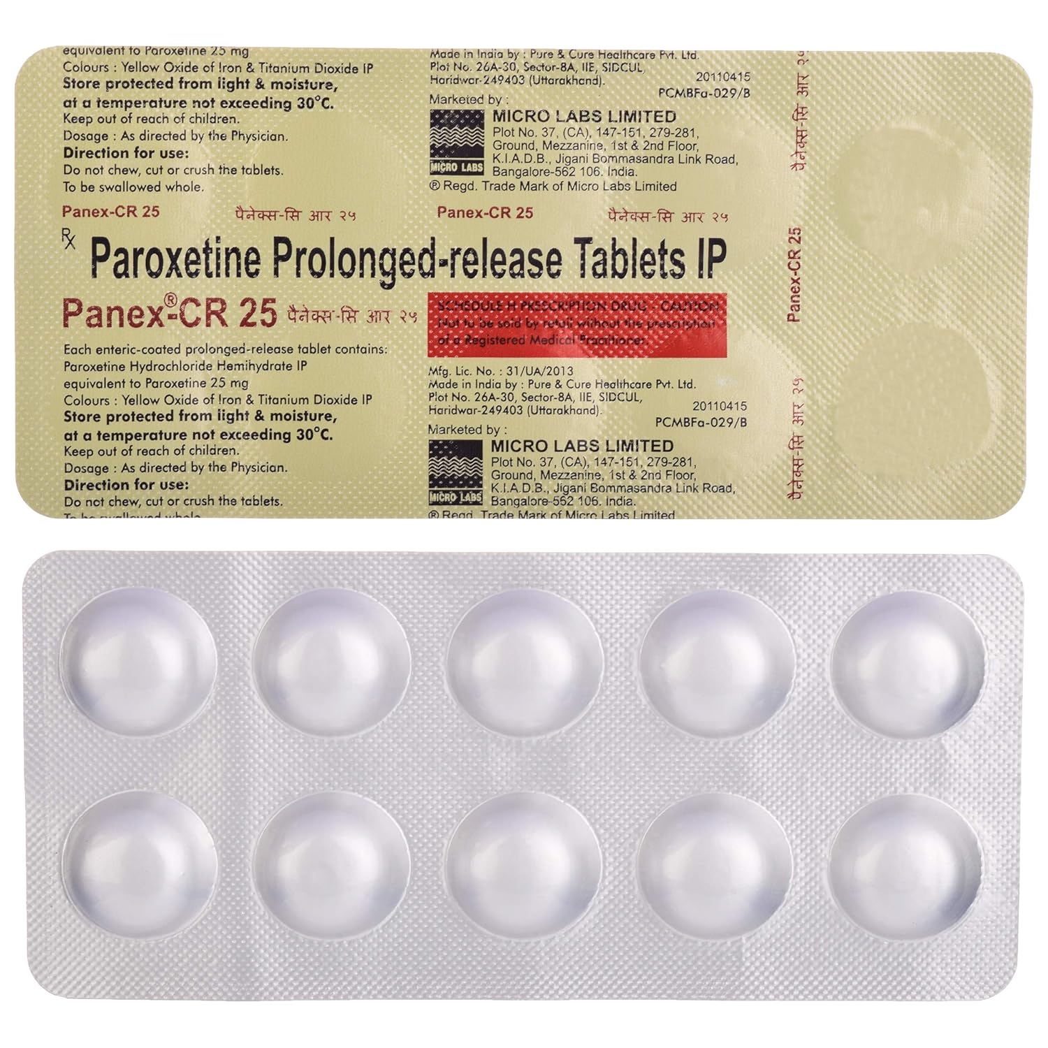 Panex-CR 25 Tablet