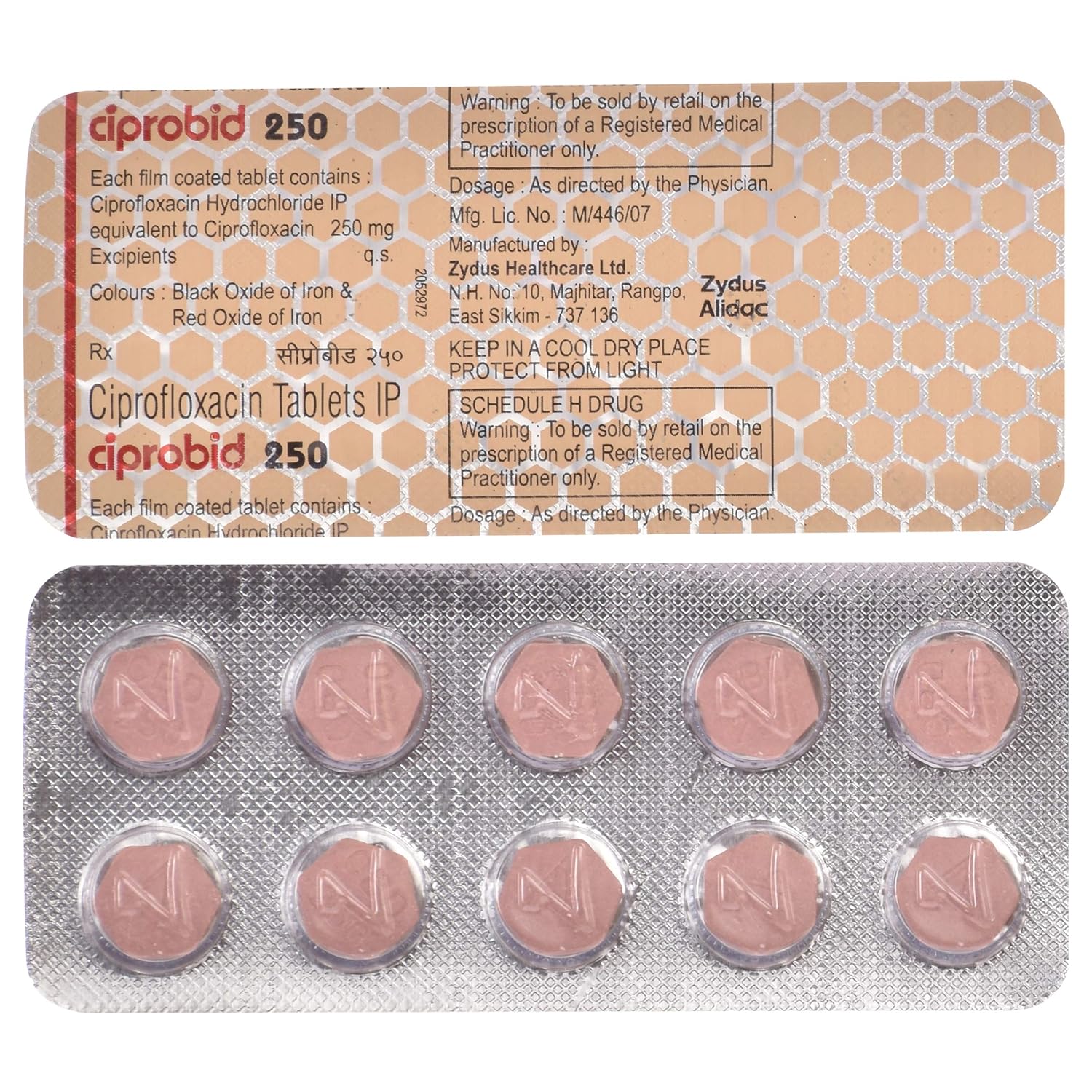 Ciprobid 250 Tablet