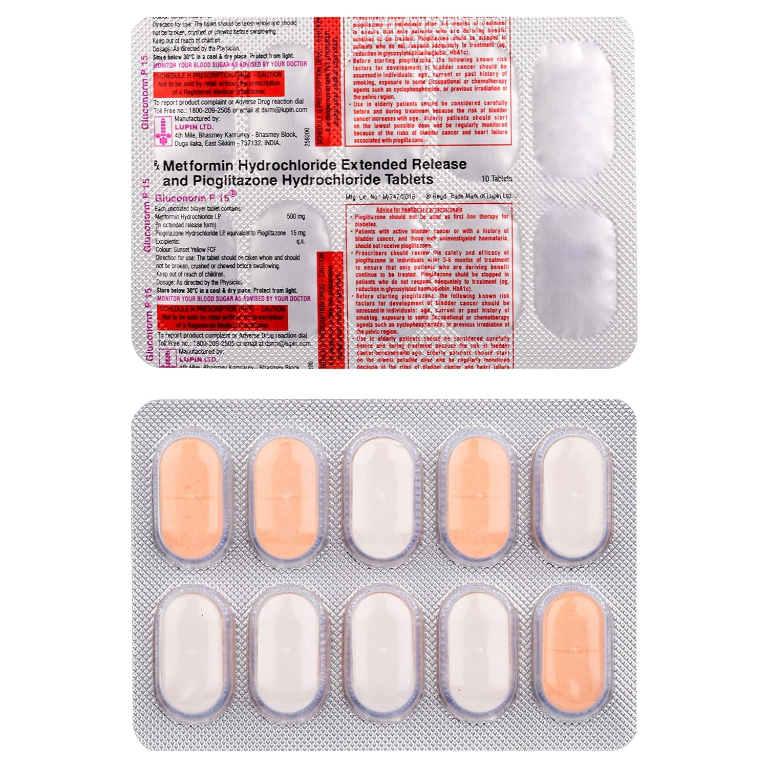 Gluconorm P 15 Tablet ER