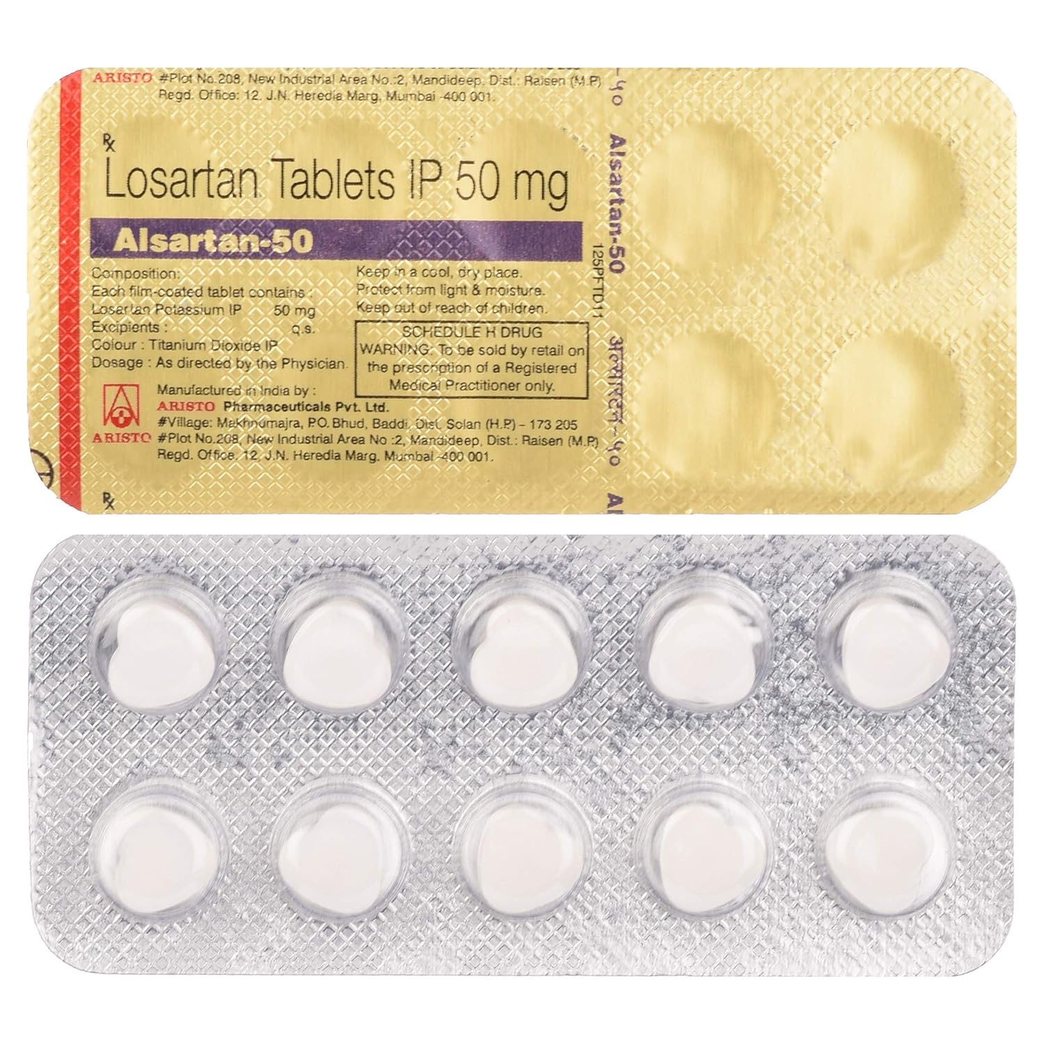 Alsartan 50 Tablet