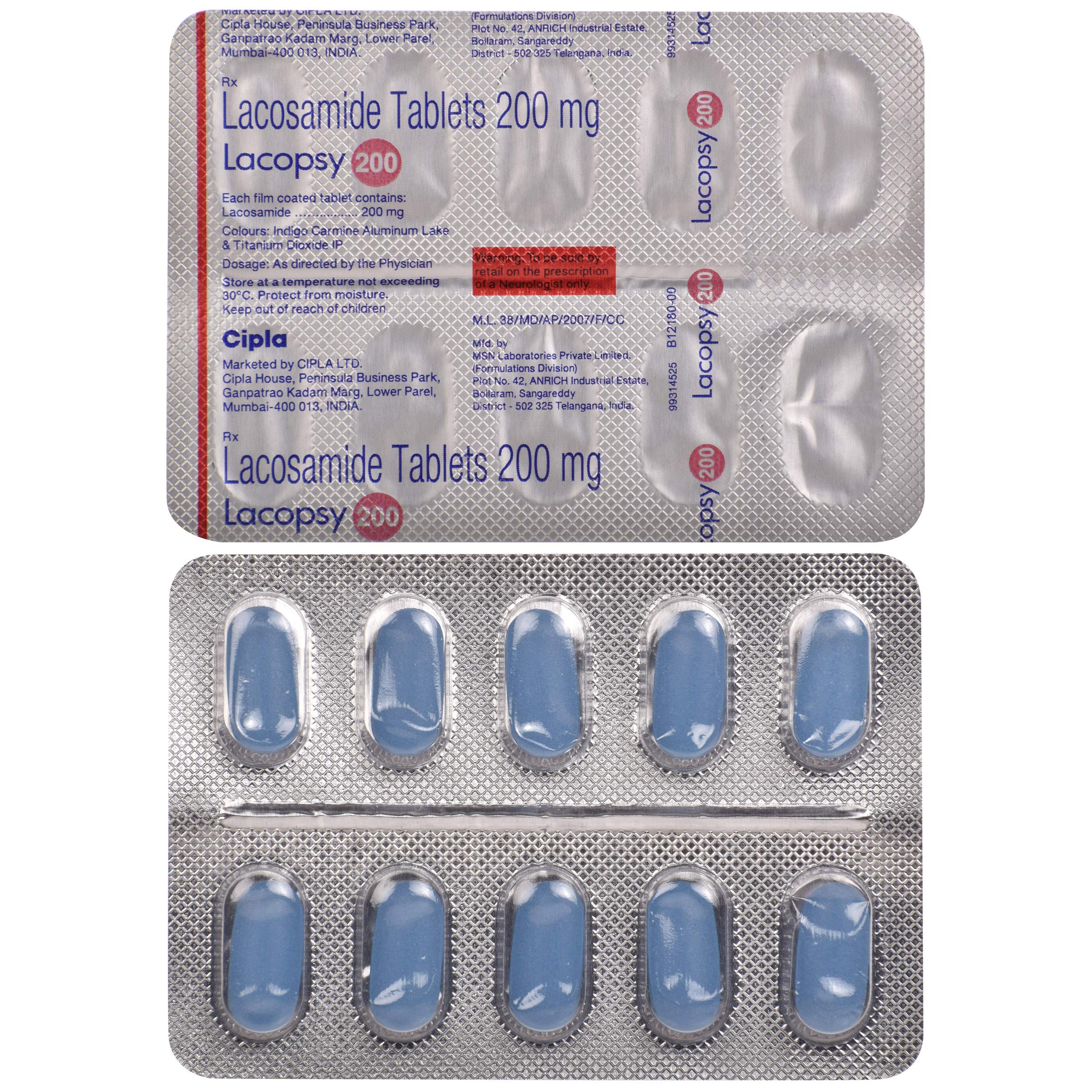 Lacopsy 200 Tablet