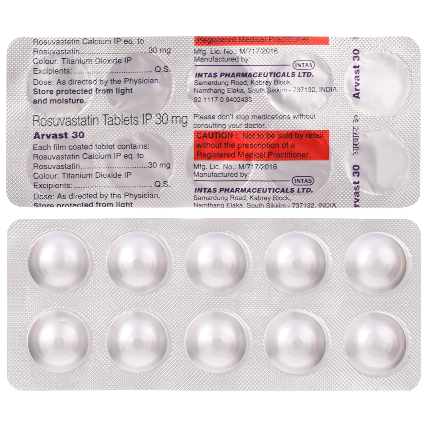 Arvast 30 Tablet