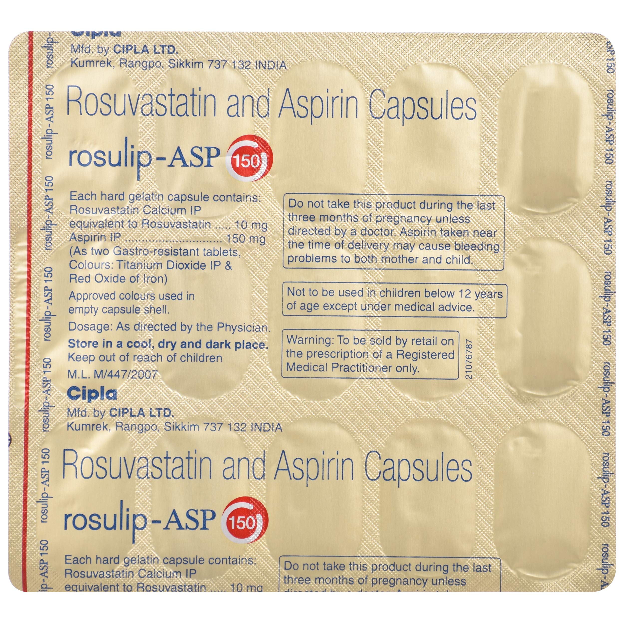 Rosulip-ASP 150 Capsule